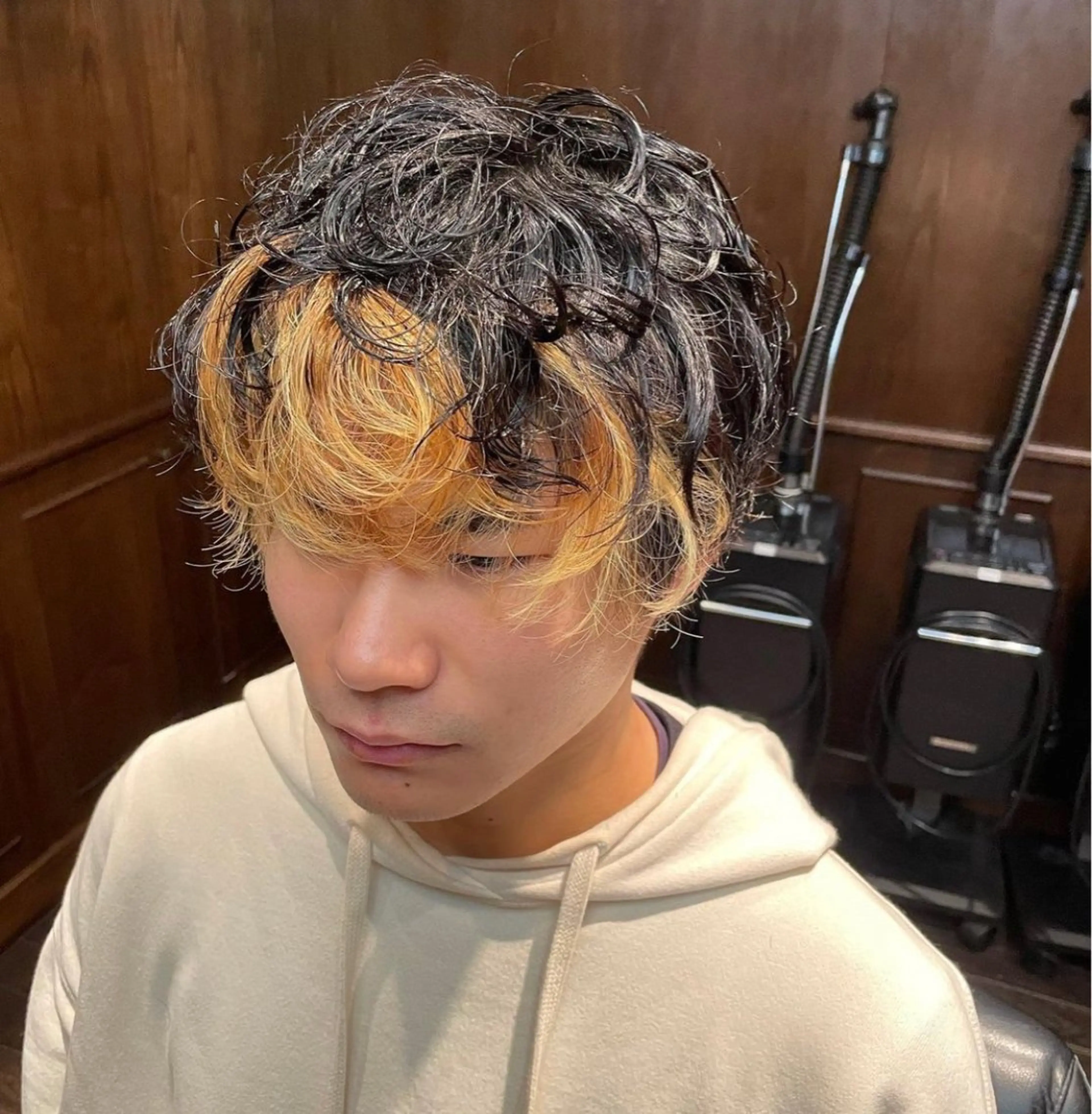 ミディアム カラー パーマ メンズ 2回目以降✖︎ こうようのヘアスタイル