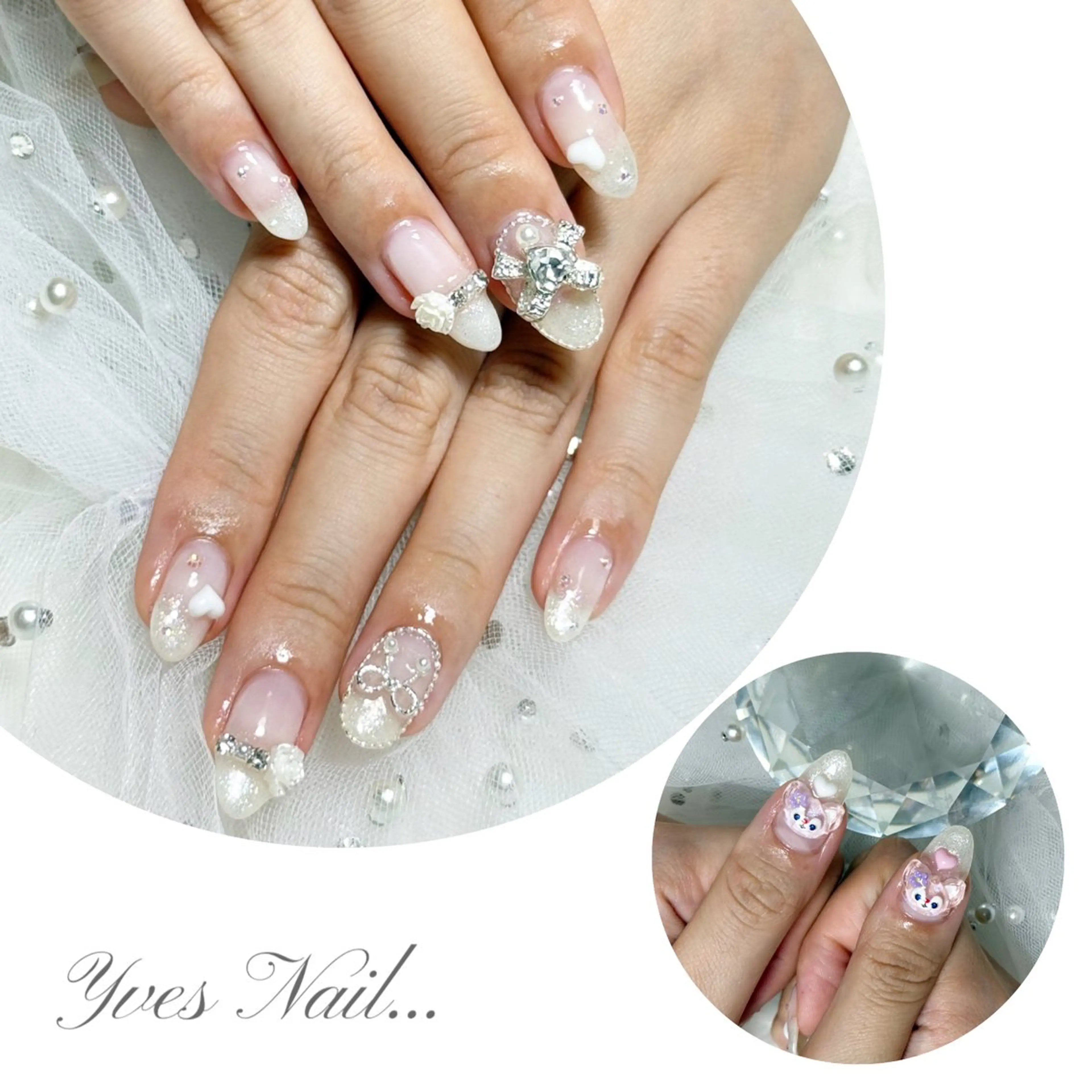 ネイル ホワイト ハンドネイル kanno yのネイルデザイン