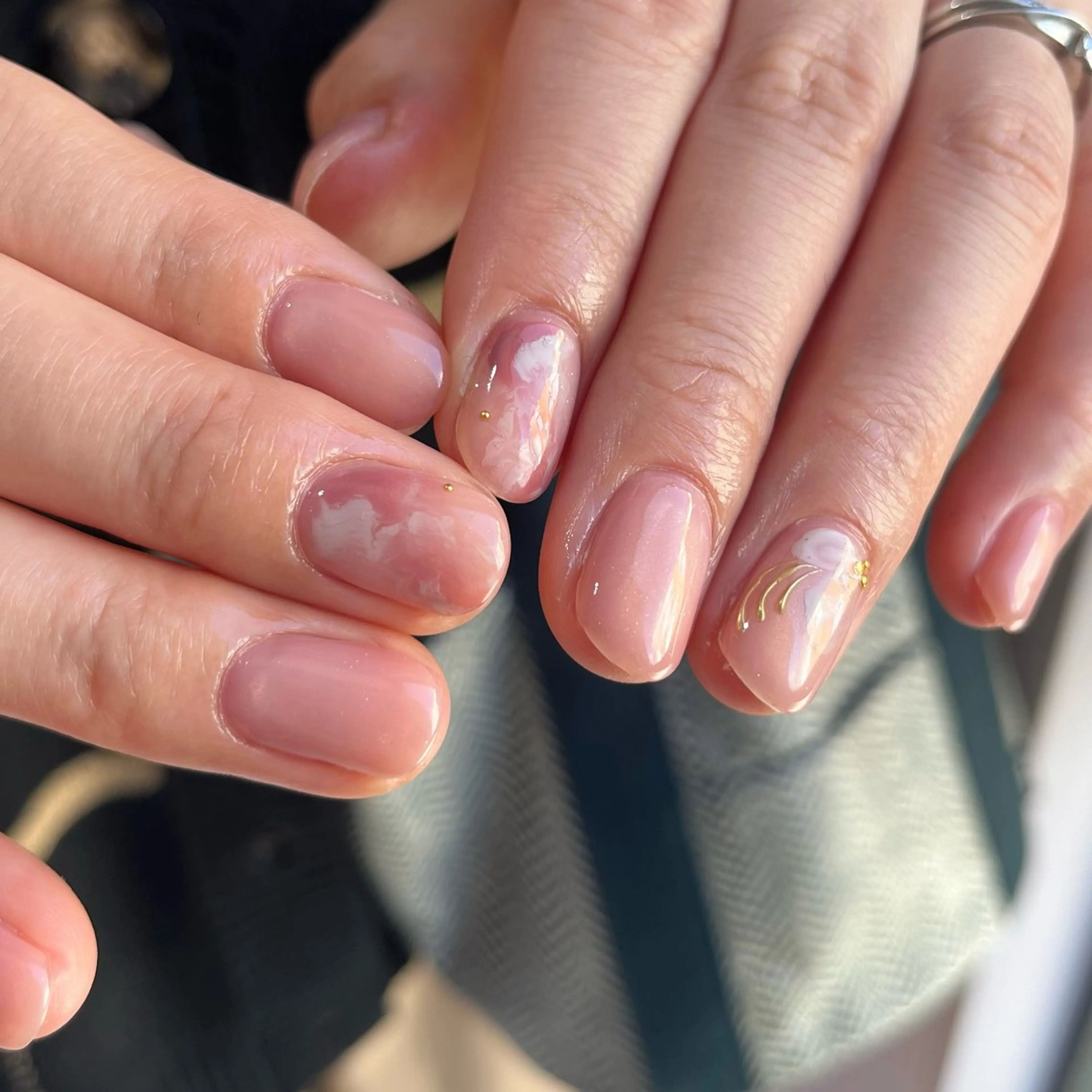 ネイル フラワーネイル 春ネイル ハンドネイル CLALA MIYUのネイルデザイン