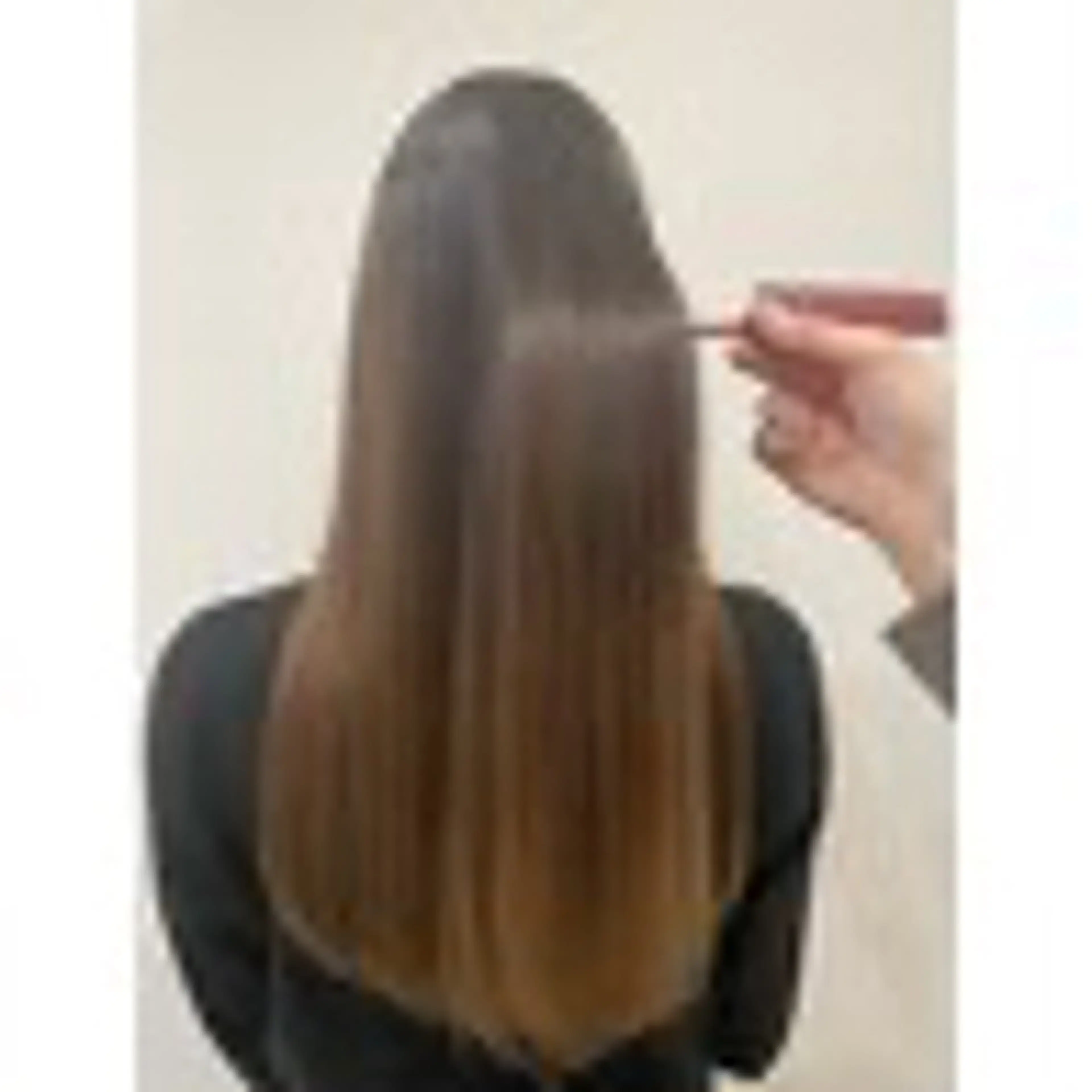 縮毛矯正＋カットの写真