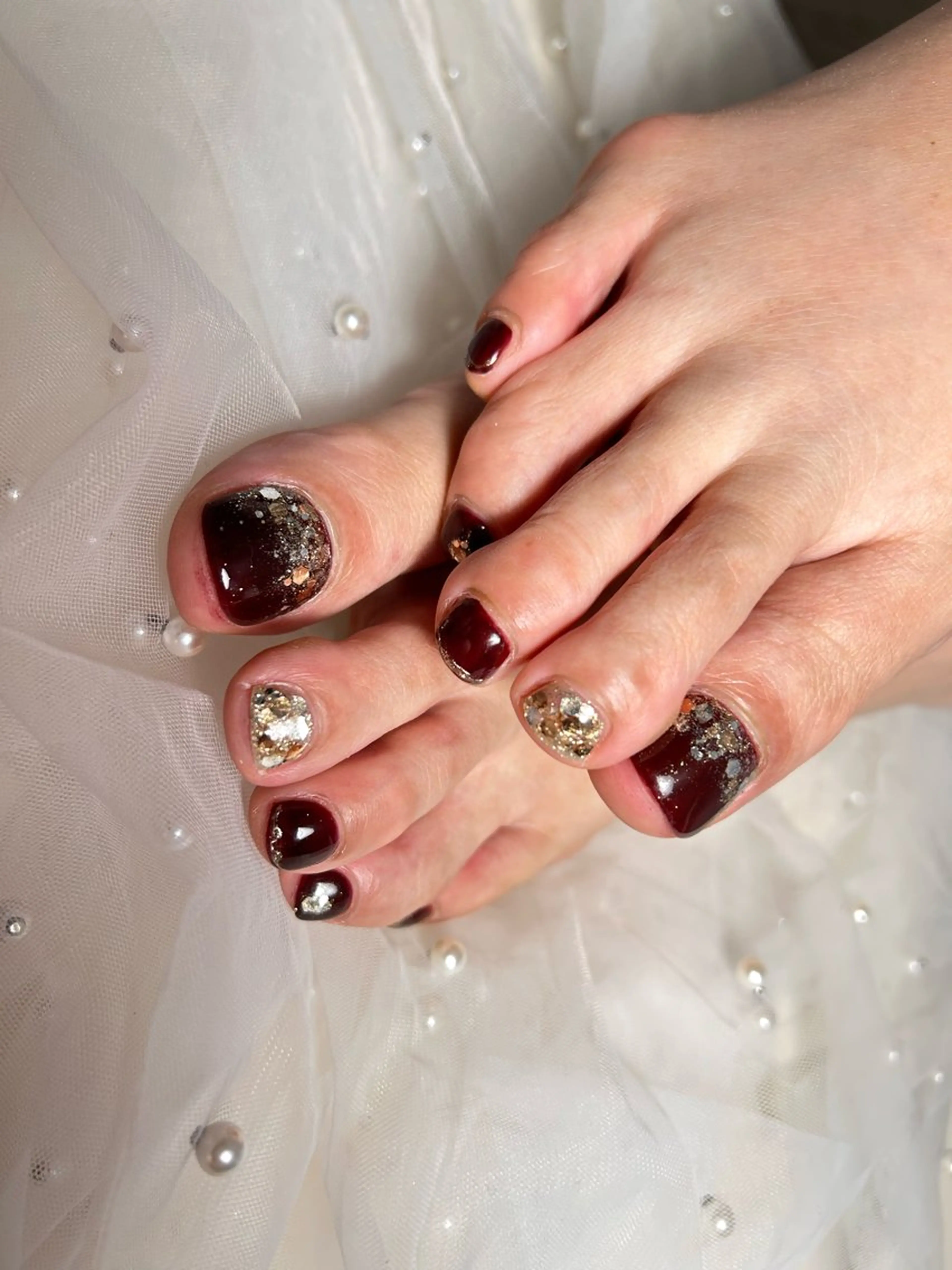 ネイル ハンドネイル フットネイル ✴︎ Delightのネイルデザイン