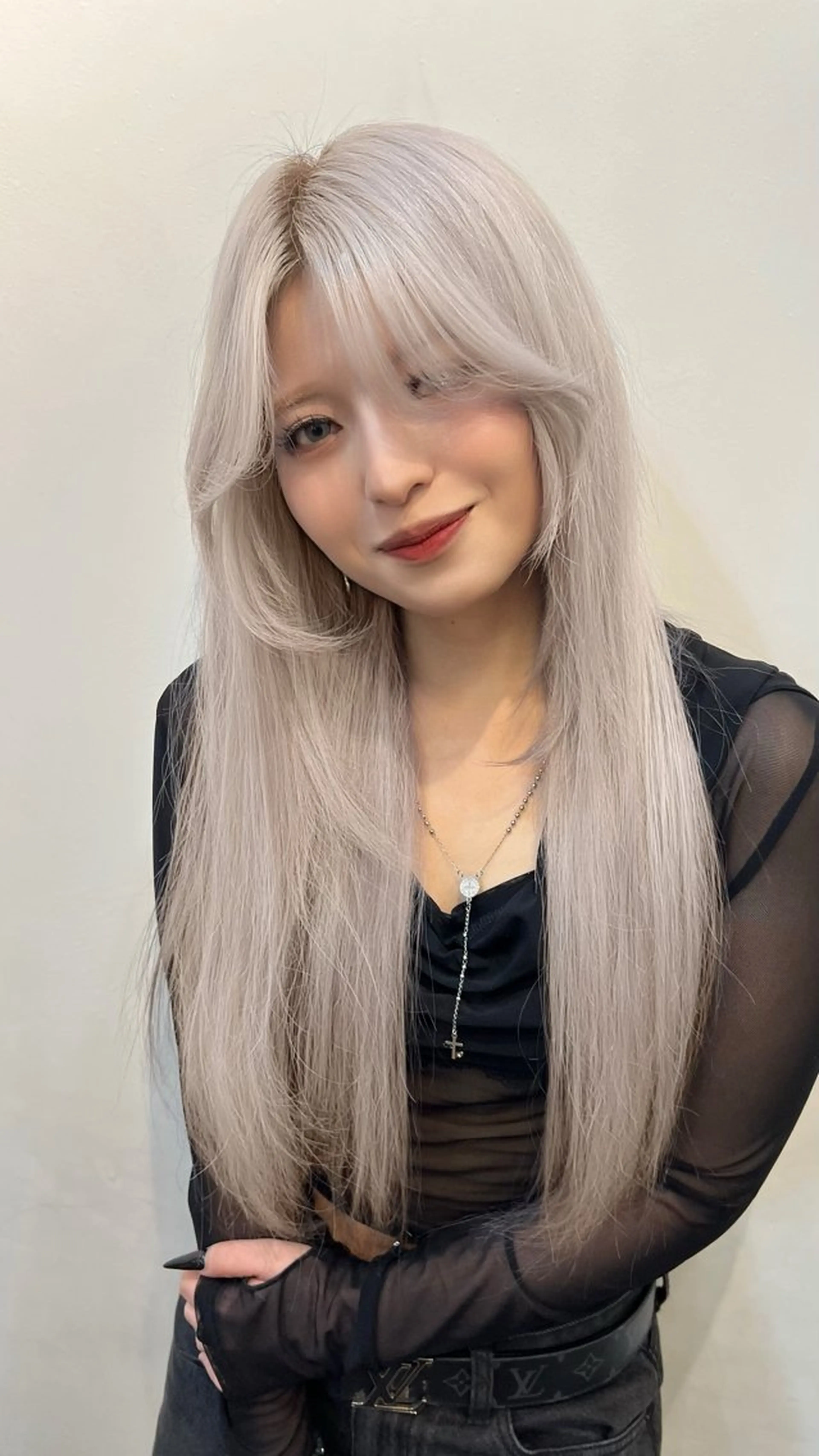 ロング カラー カット ヘアカラー トリートメント belle 表参道 terrace所属・抜きっぱなしブロンド /ハイトーン/カナタのヘアスタイル