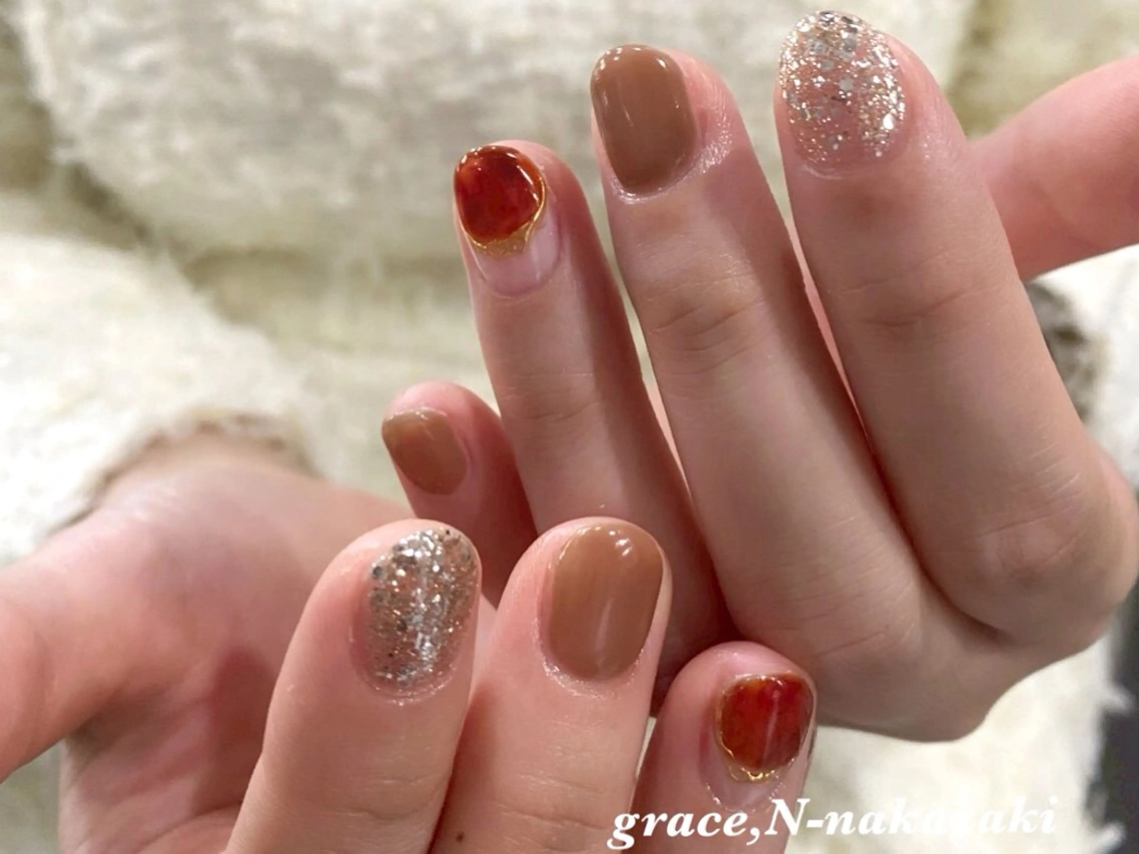 ネイル ハンドネイル grace,N-nakazaki所属・grace,N 2男性NGのネイルデザイン