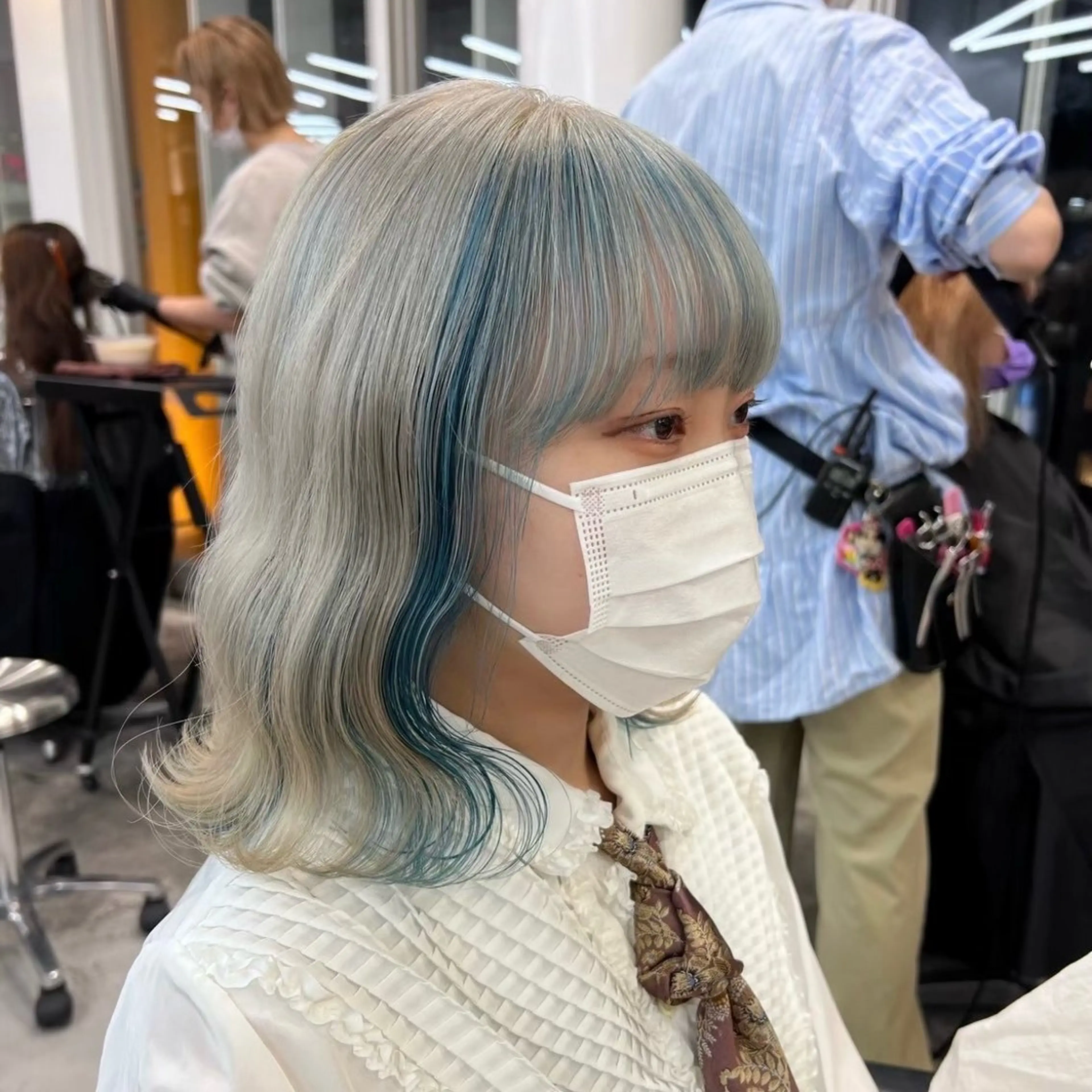 ショート カラー ハイトーン×デザイン 🪽🫧HIKARIのヘアスタイル