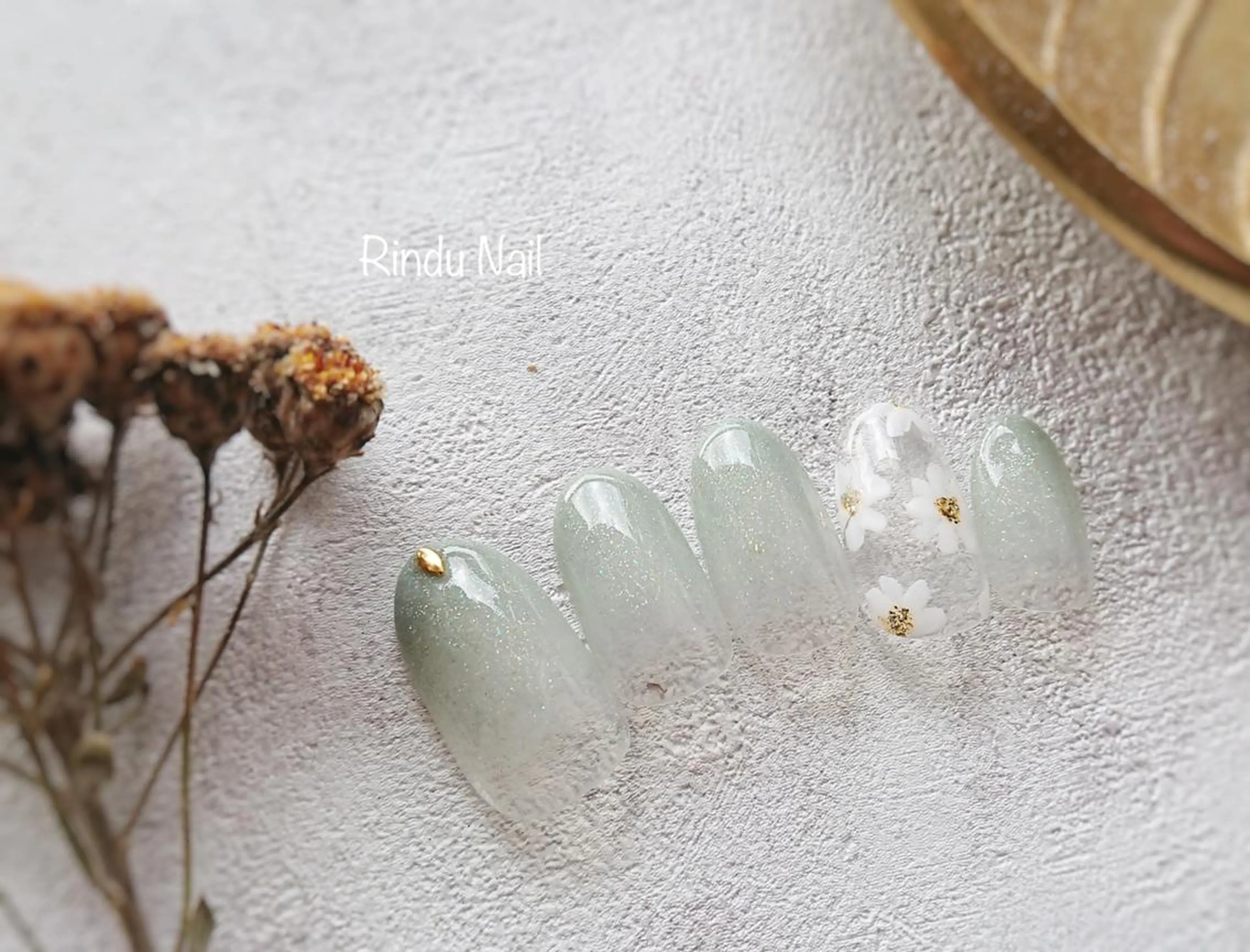 ネイル シンプルネイル Rindu Nail 名駅miniのネイルデザイン