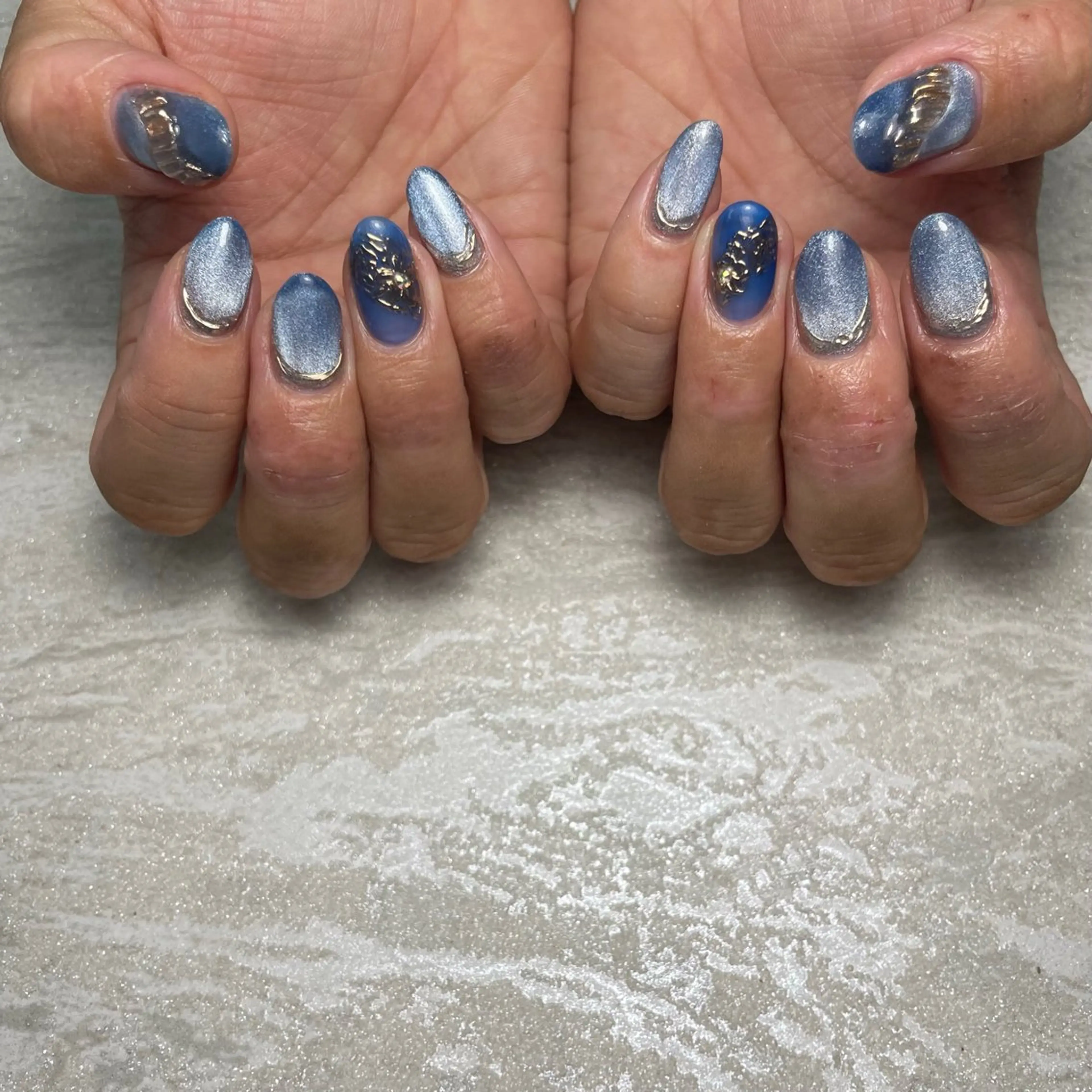 ネイル マグネットネイル ニュアンスネイル Colorer'me クロレミーのネイルデザイン