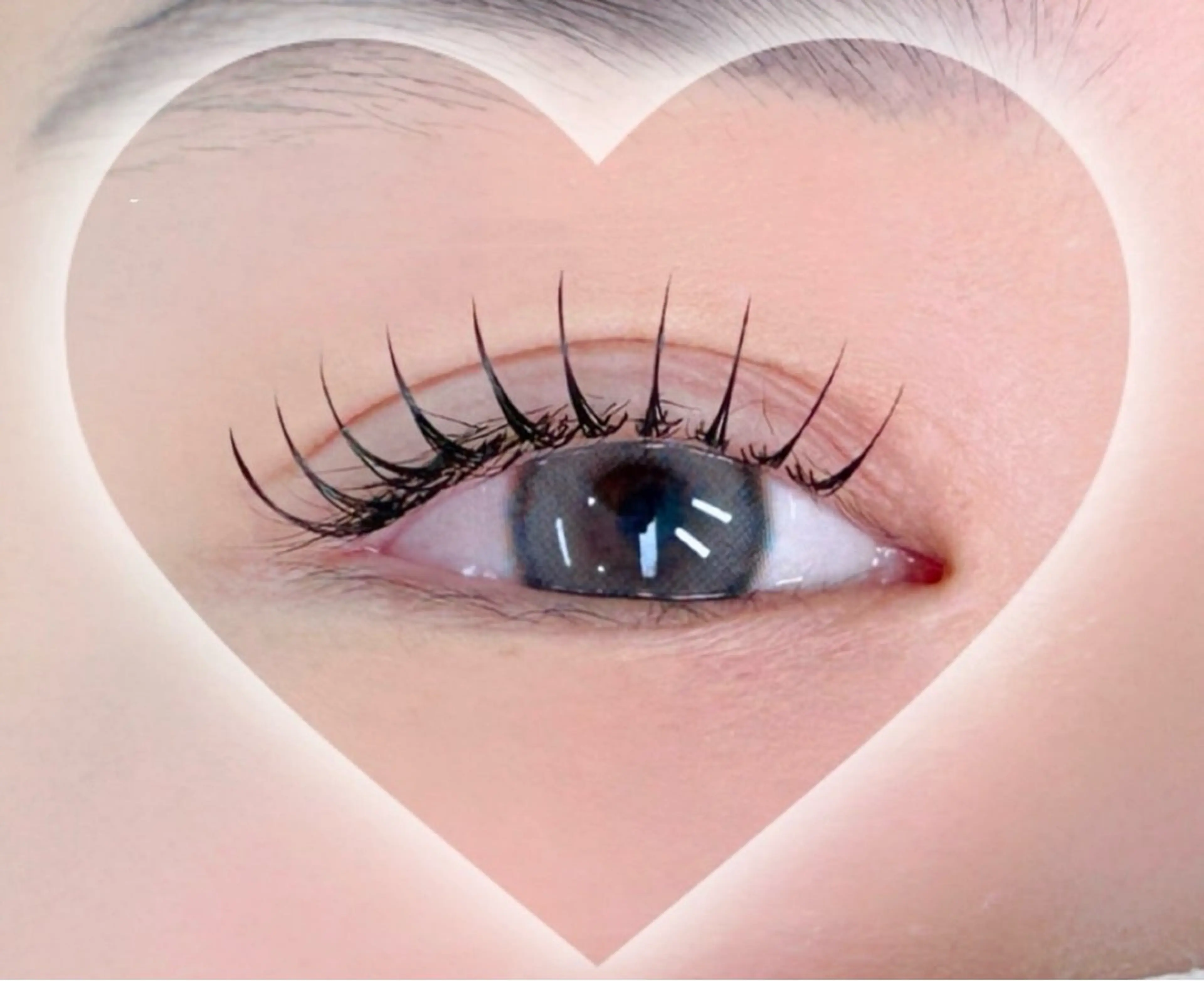 マツエク・マツパ カラーマツエク ナチュラル パリジェンヌラッシュリフト まつげパーマ 一重×まつ毛パーマ LB美容サロン 池袋東口店のマツエク・マツパデザイン