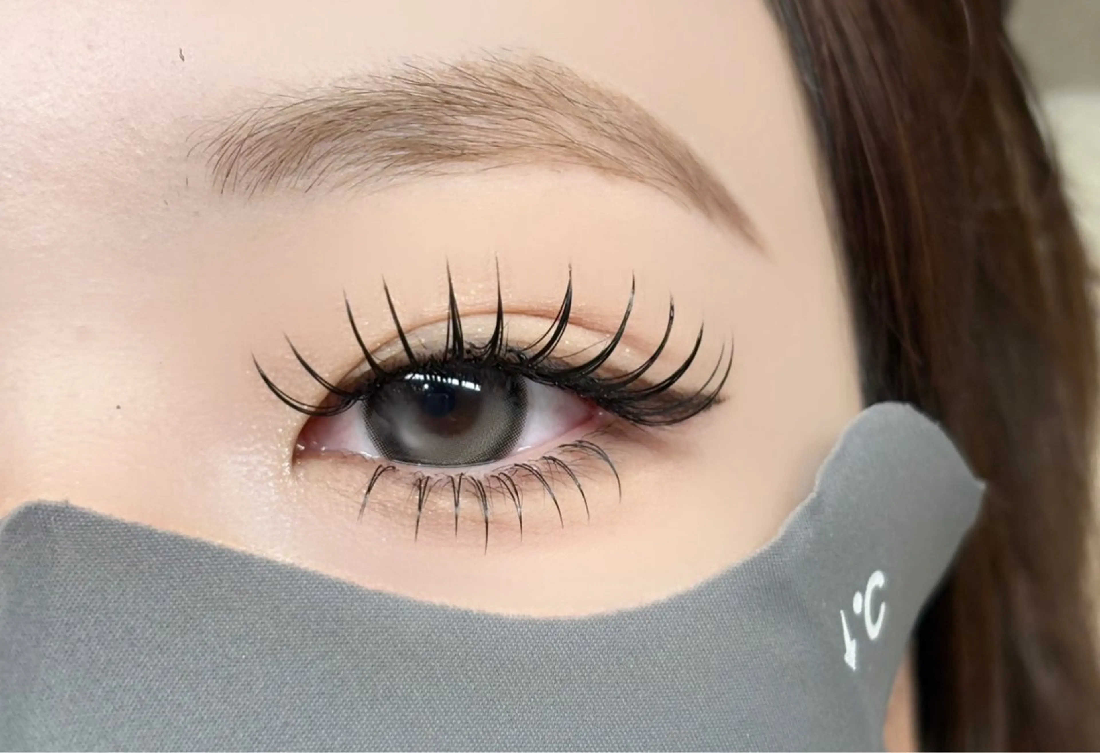 【  50%オフ🤍 】大人気LEDフラットラッシュ120本🎀エクステカラー変更OK🫧の写真