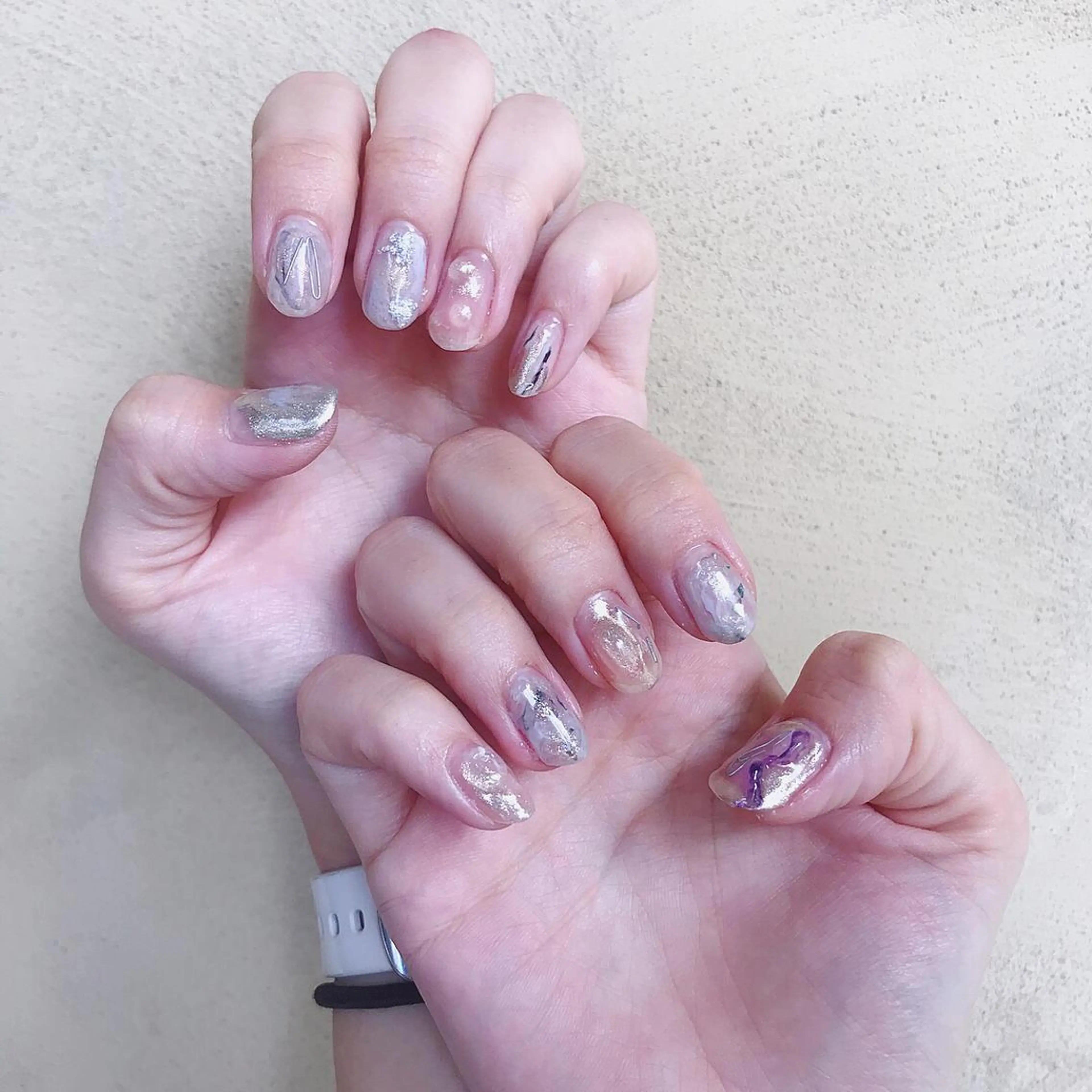 ネイル AMI ウルフパーマ/メンズのヘアスタイル