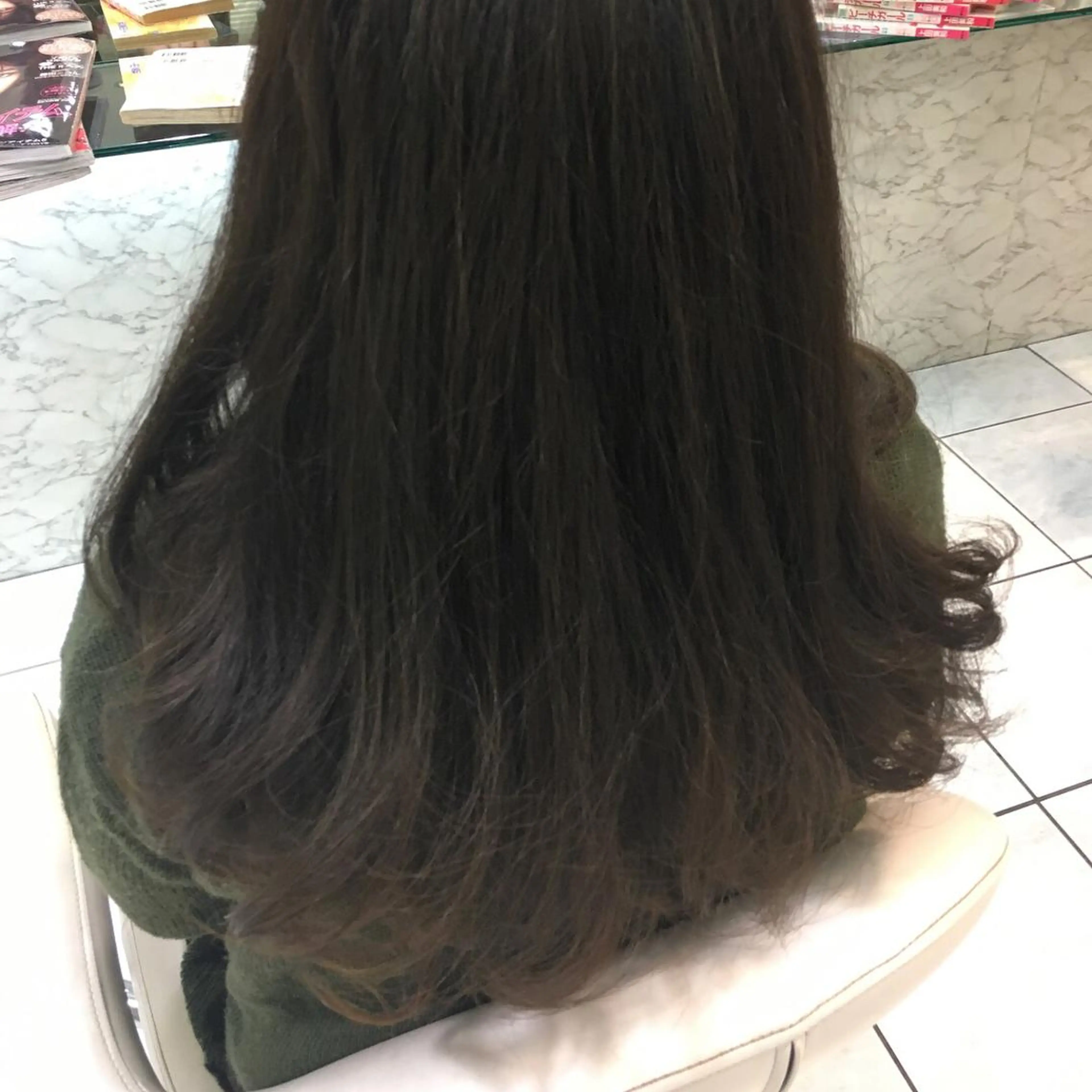 カラー グレージュ ハイライトカラー 落合孝臣/新潟駅南 /髪質改善のヘアスタイル