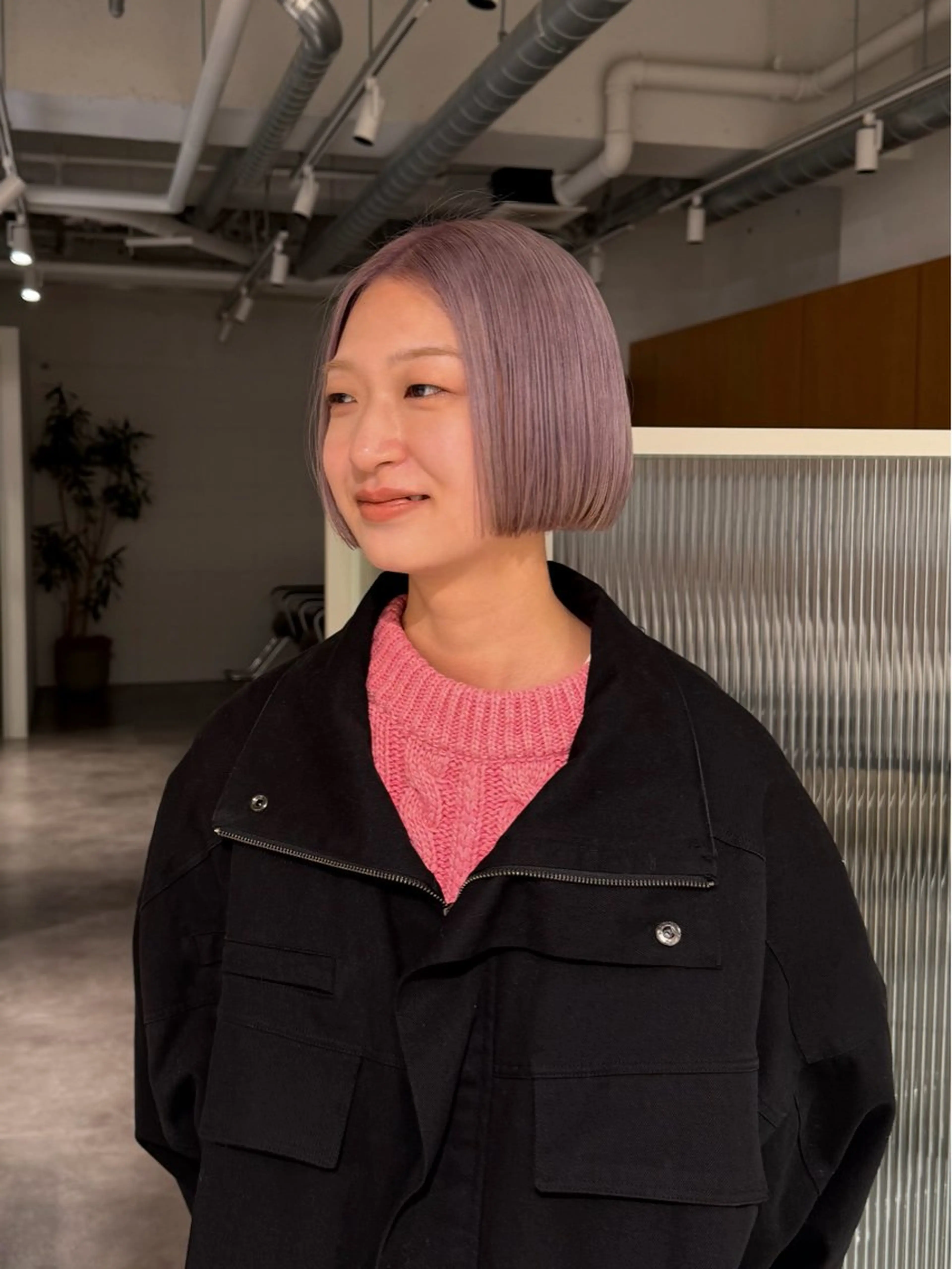 ミディアム ボブ カット ショート/ボブ /綾華のヘアスタイル