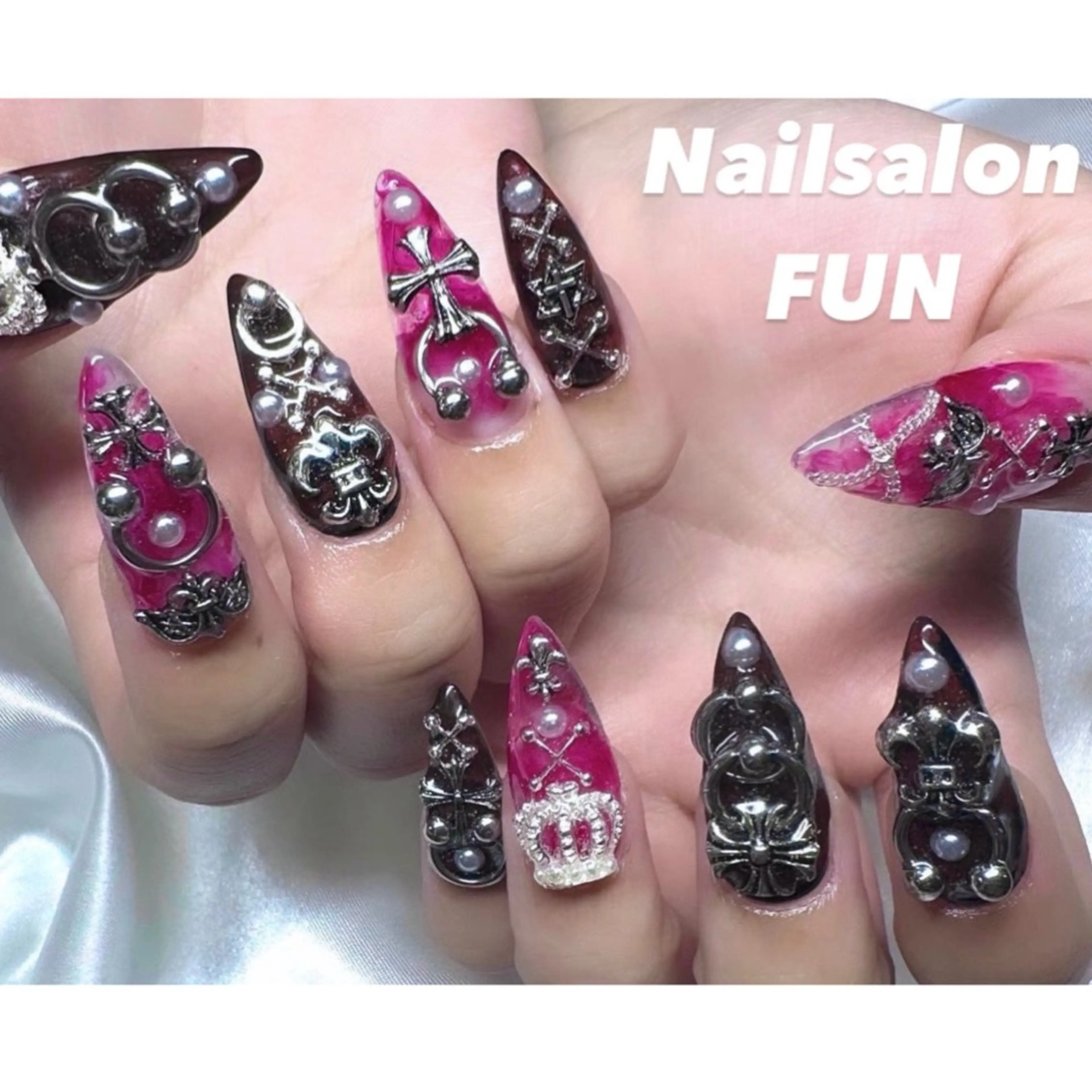 ネイル アートネイル ネイルチップ Nailsalon FUN🌈のネイルデザイン