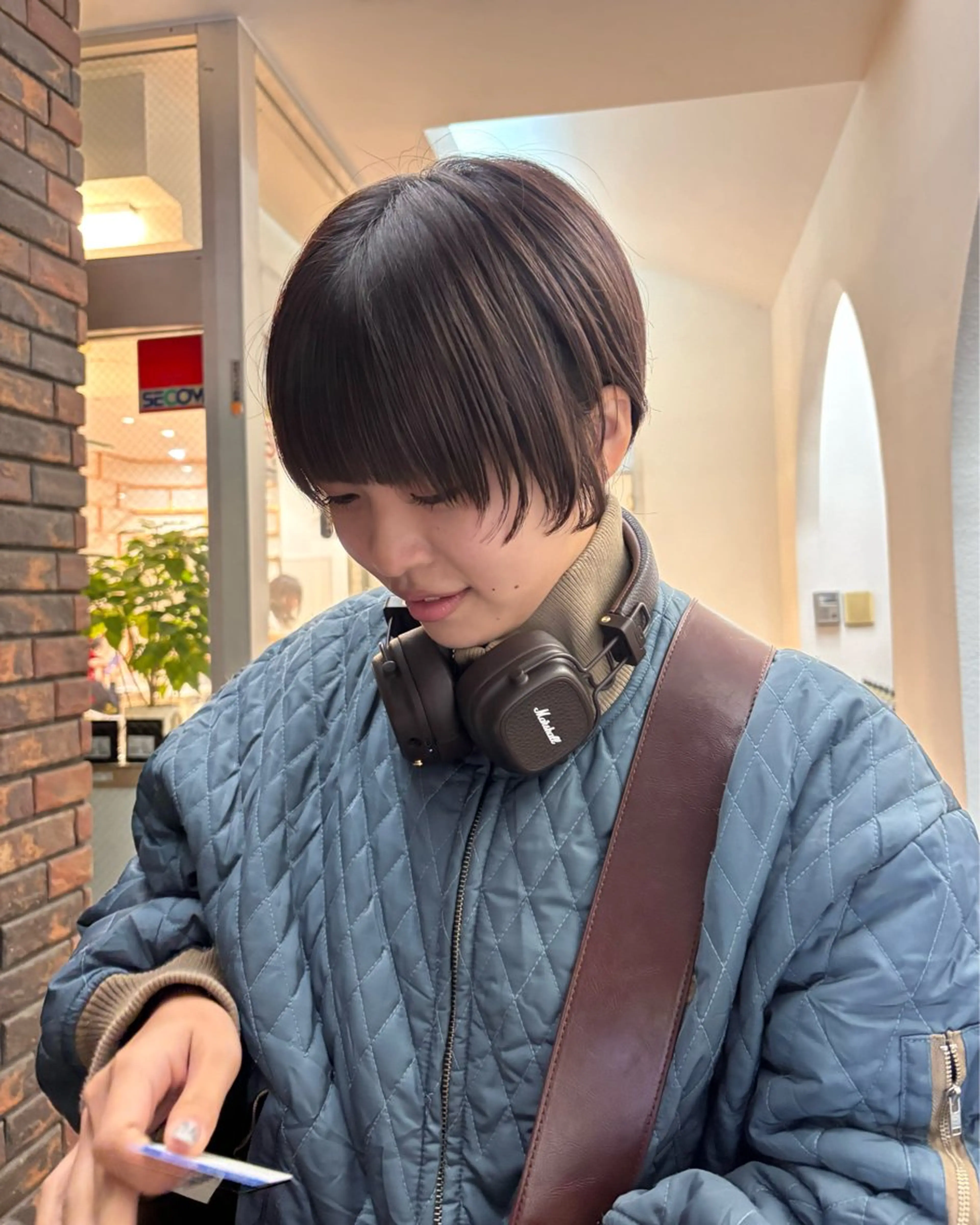 ショート レイヤーカット カット かどたはるな レイヤー/パーマのヘアスタイル