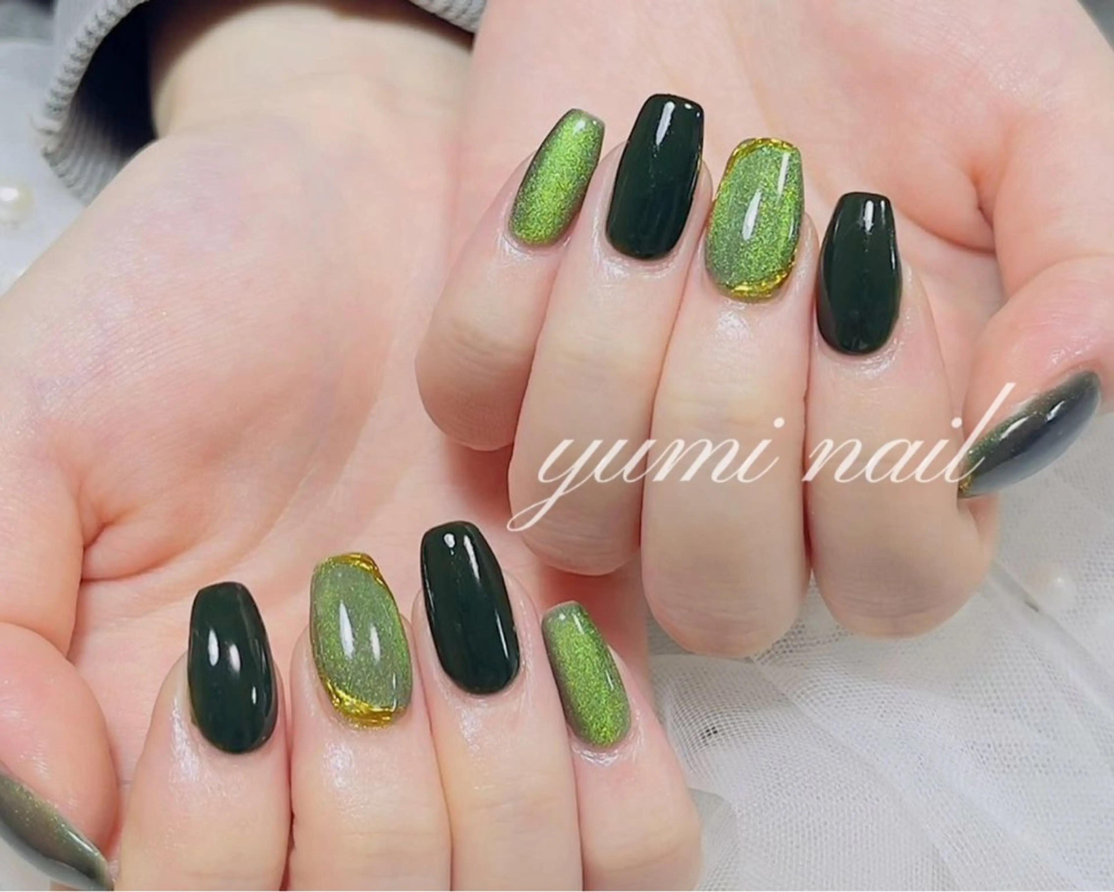 ネイル 𝐲𝐮𝐦𝐢🎀 長さ出しデザイン専門のネイルデザイン