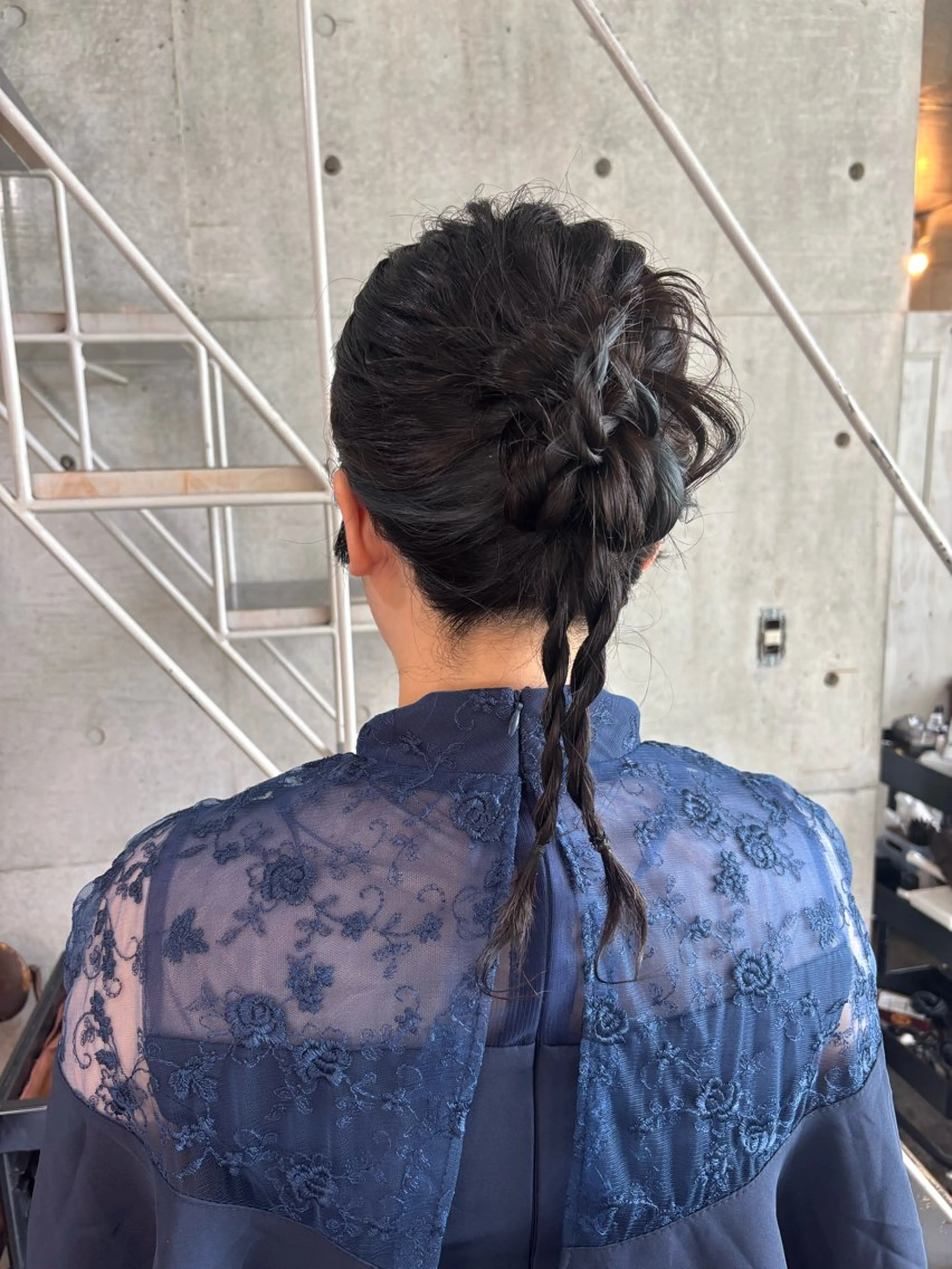 セミロング カラー ヘアアレンジ 大林 エリコのヘアスタイル