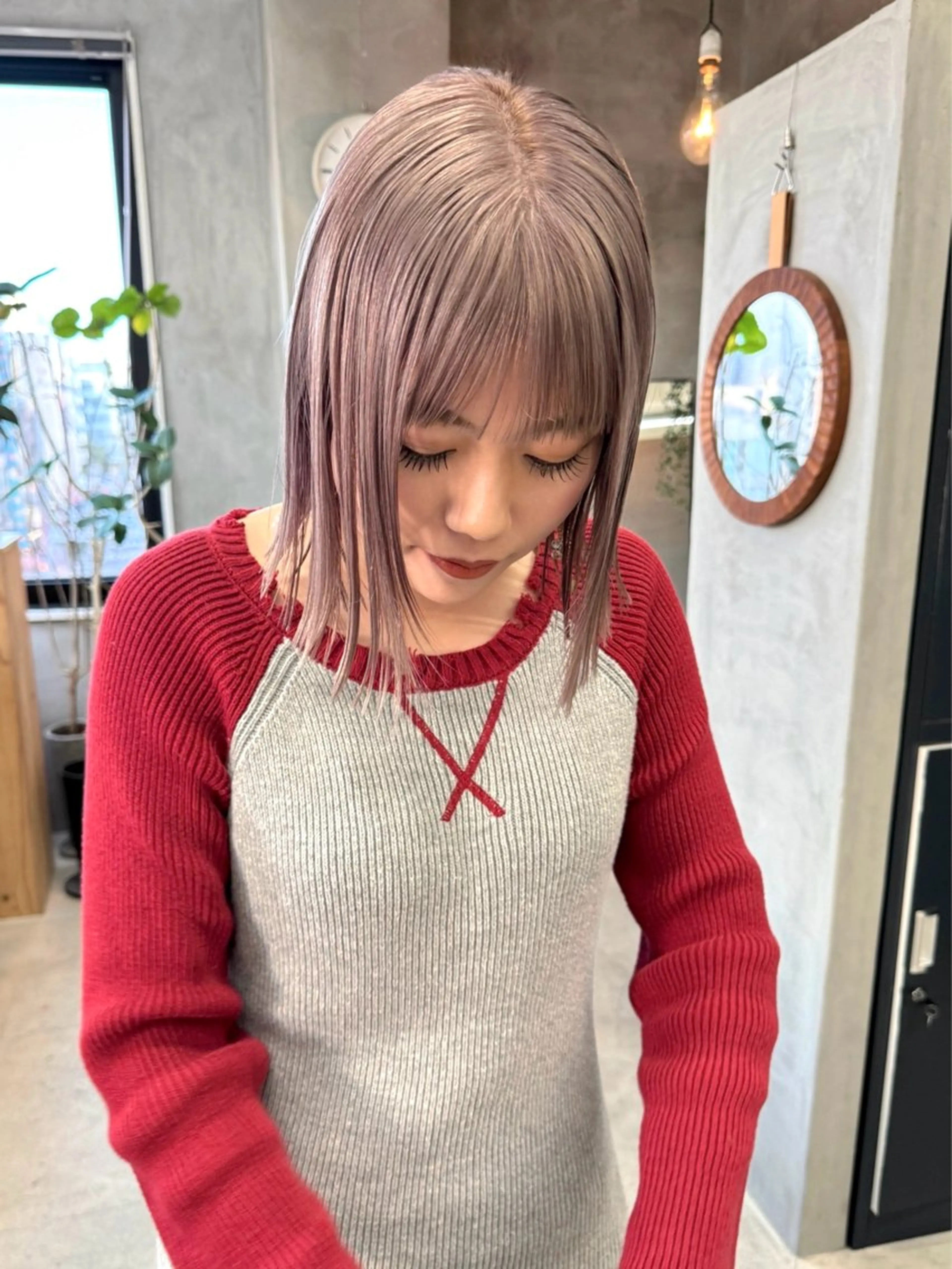 ショート カラー カット ヘアカラー トリートメント 柔らか/ミルクティー Kaito🐶/栄のヘアスタイル