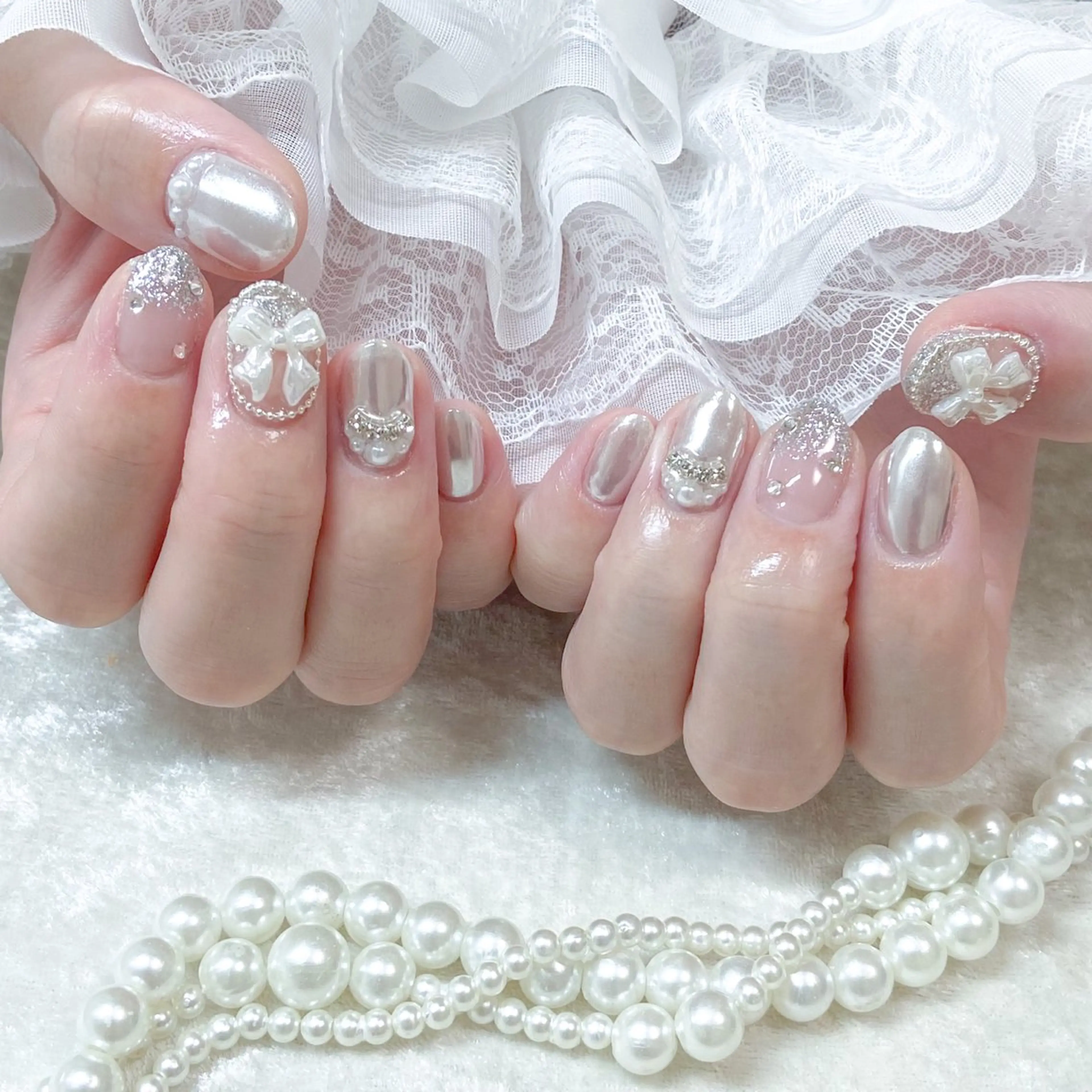 ネイル アートネイル 長さ出し フットネイル 韓国ネイル マグネットネイル Kanako 💫のネイルデザイン