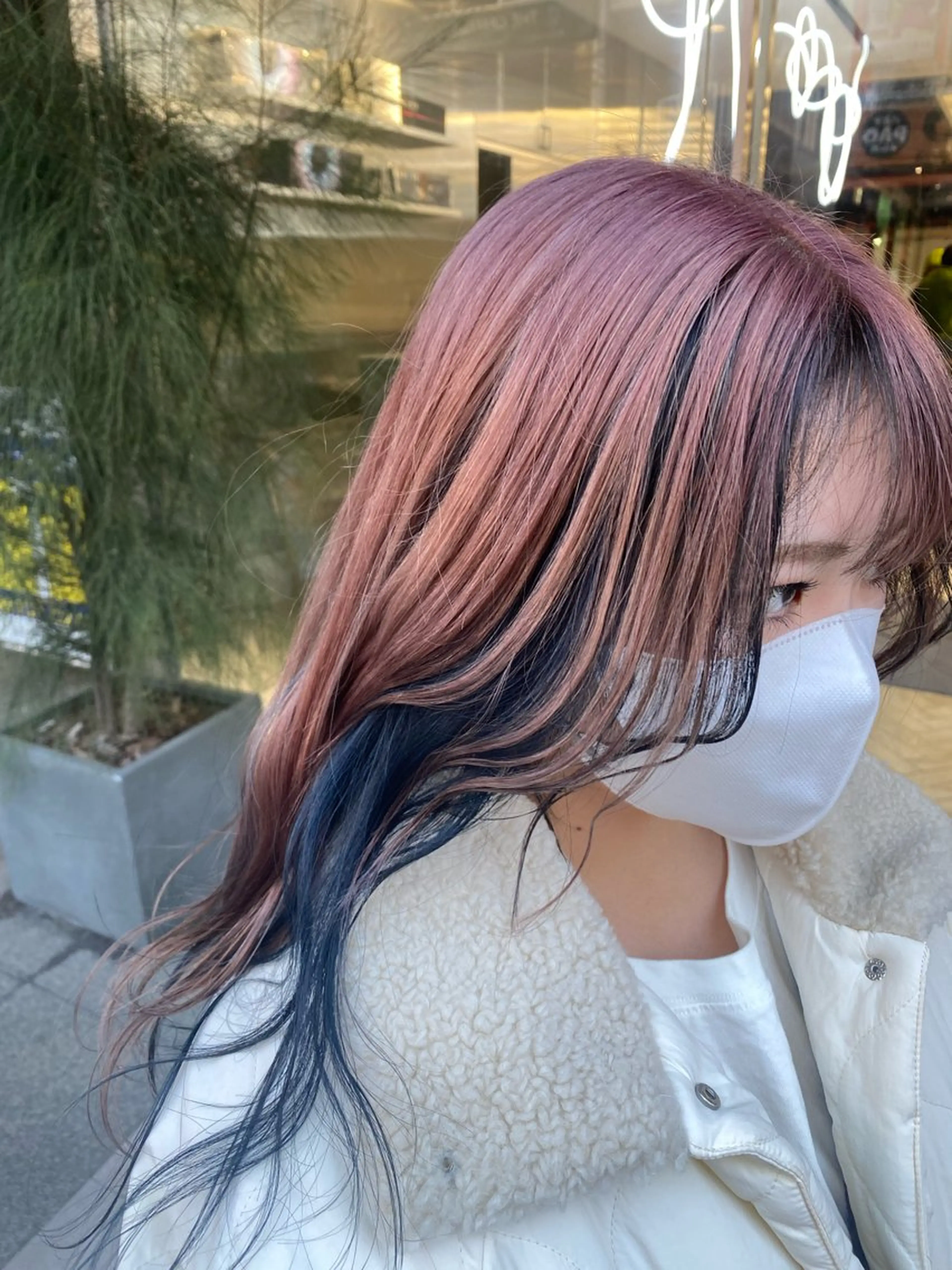 ロング カラー ヘアカラー カンナ【Y2Kネイル /コーンロウ】のネイルデザイン