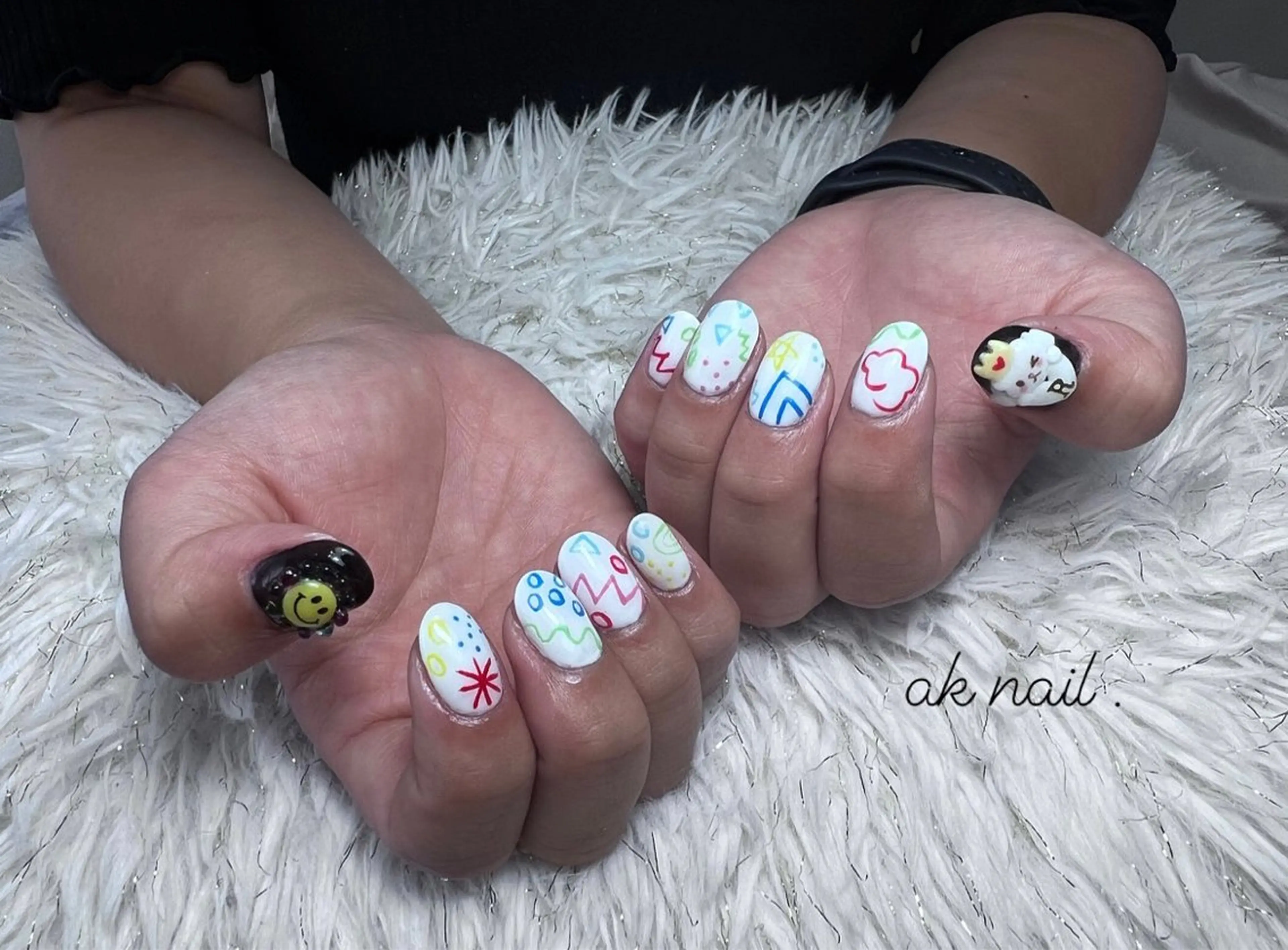 ネイル ハンドネイル ak nail .のネイルデザイン
