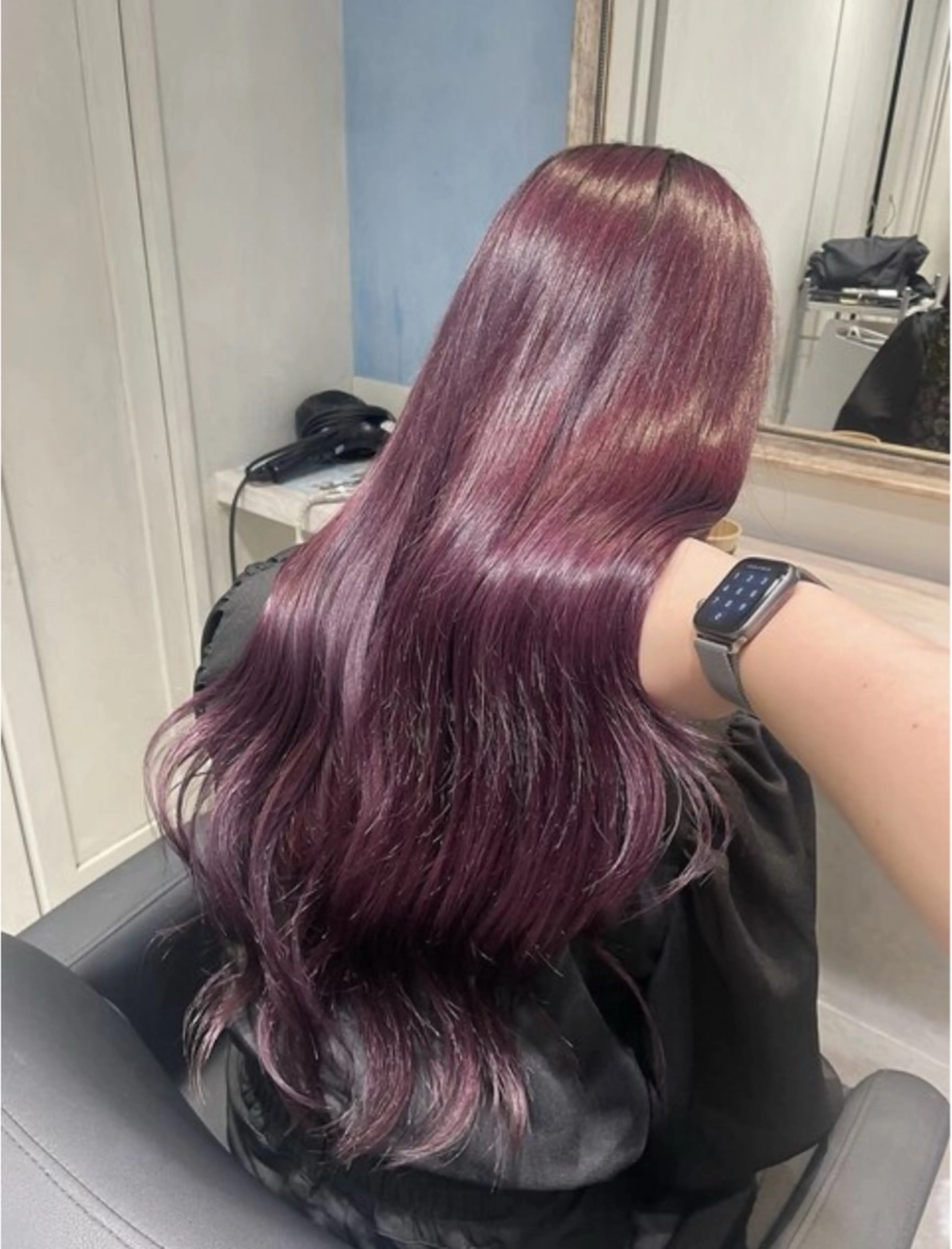 《当日限定クーポン》⭐️ブリーチ　ダブルカラー＋カット＋OLAPLEXトリートメント🦋持続補修4週間の写真