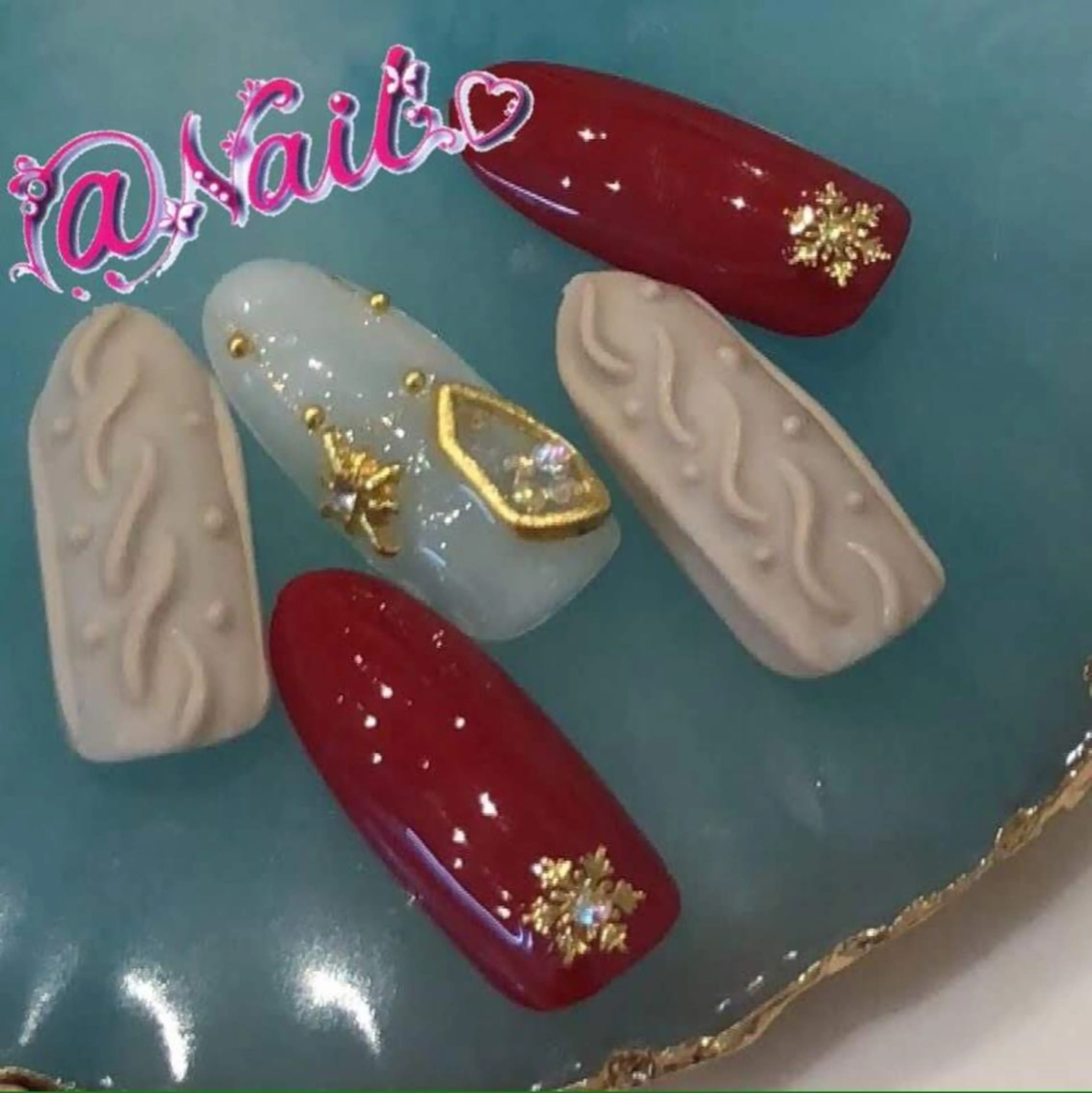 ネイル ネイルチップ 小尾 栞のネイルデザイン