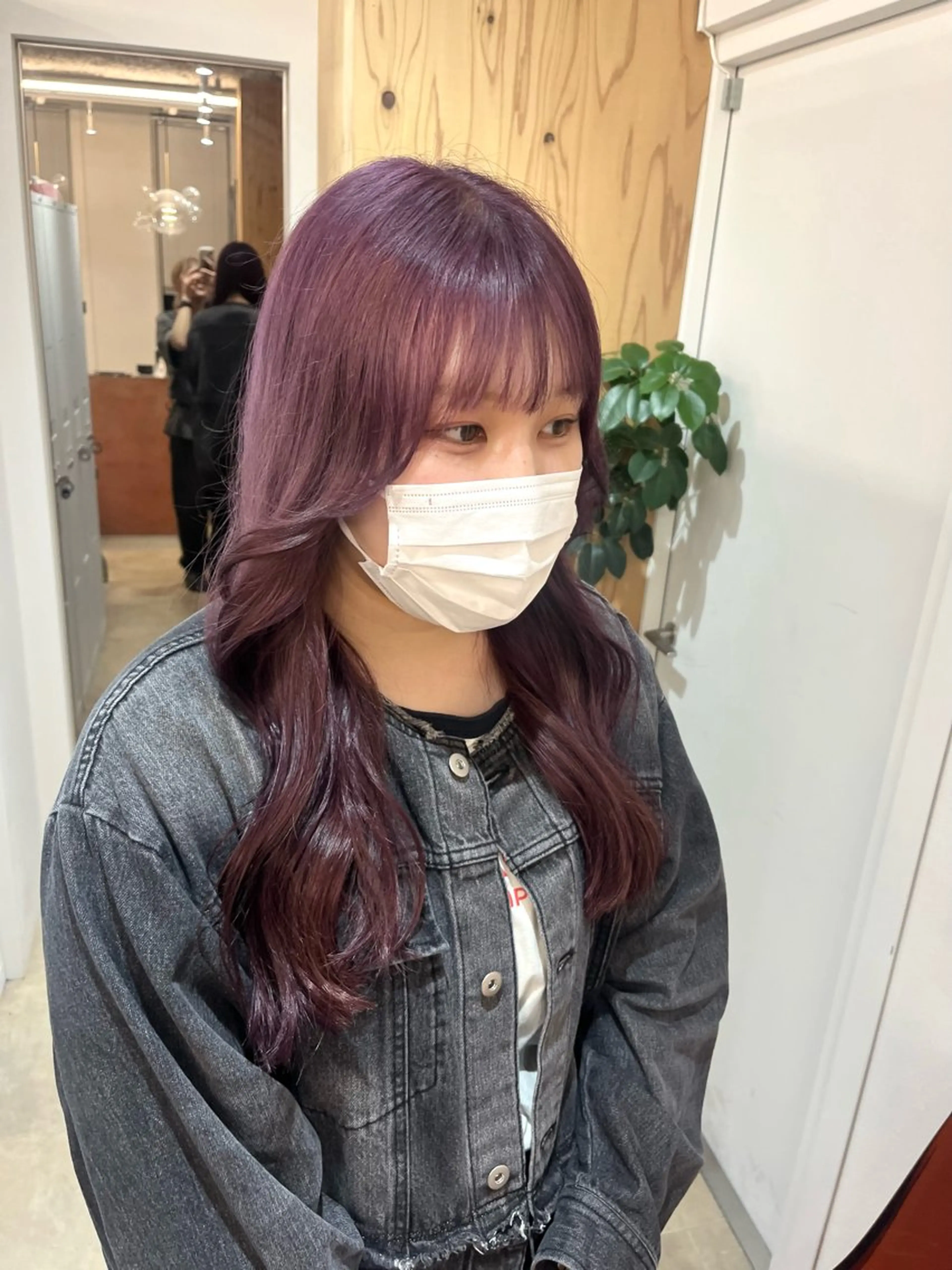 ロング カラー ラベンダーカラー ラベンダーピンク ピンクカラー 韓国風ヘア sem所属・似合わせ/ニュアンス 髪質改善🤍ariのヘアスタイル