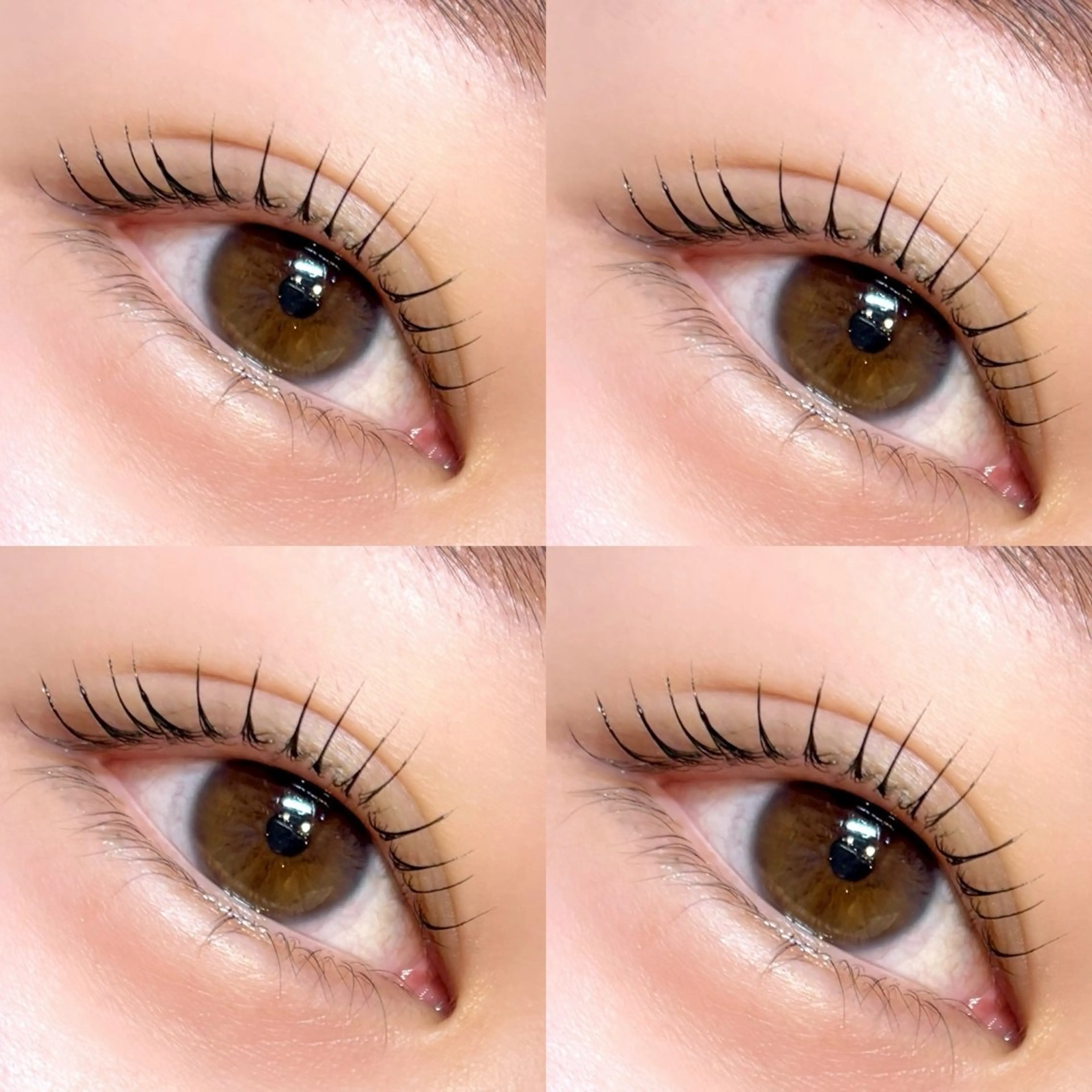 マツエク・マツパ ナチュラル パリジェンヌラッシュリフト まつげパーマ 一重×まつ毛パーマ 表参道eyelist KONOMIのマツエク・マツパデザイン