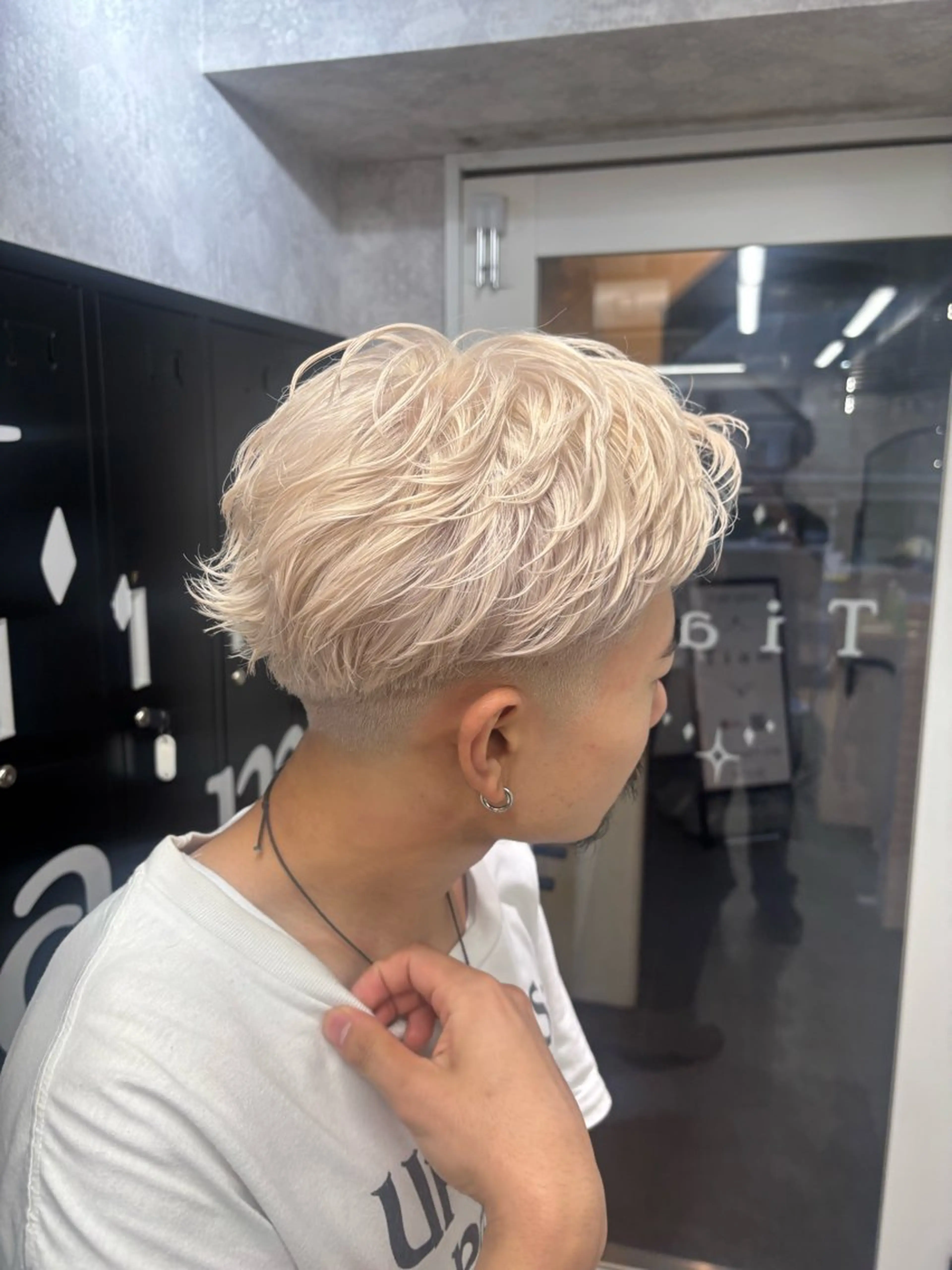 メンズ限定🔥韓国風トリプルカラー（ブリーチ2回）＋カット（ミニモ学割）の写真