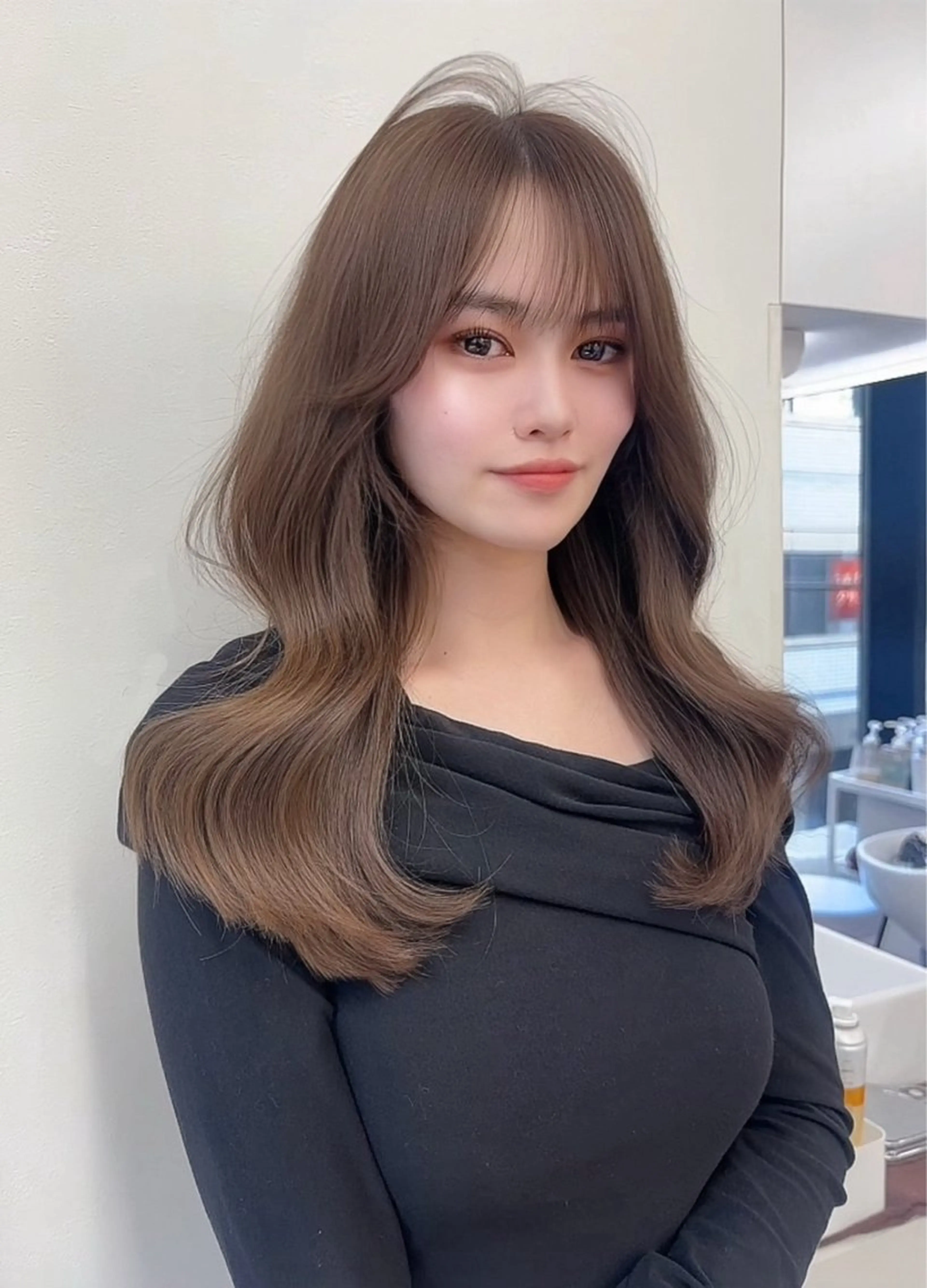 カット+ケアカラー+シナジーローダメージtrの写真