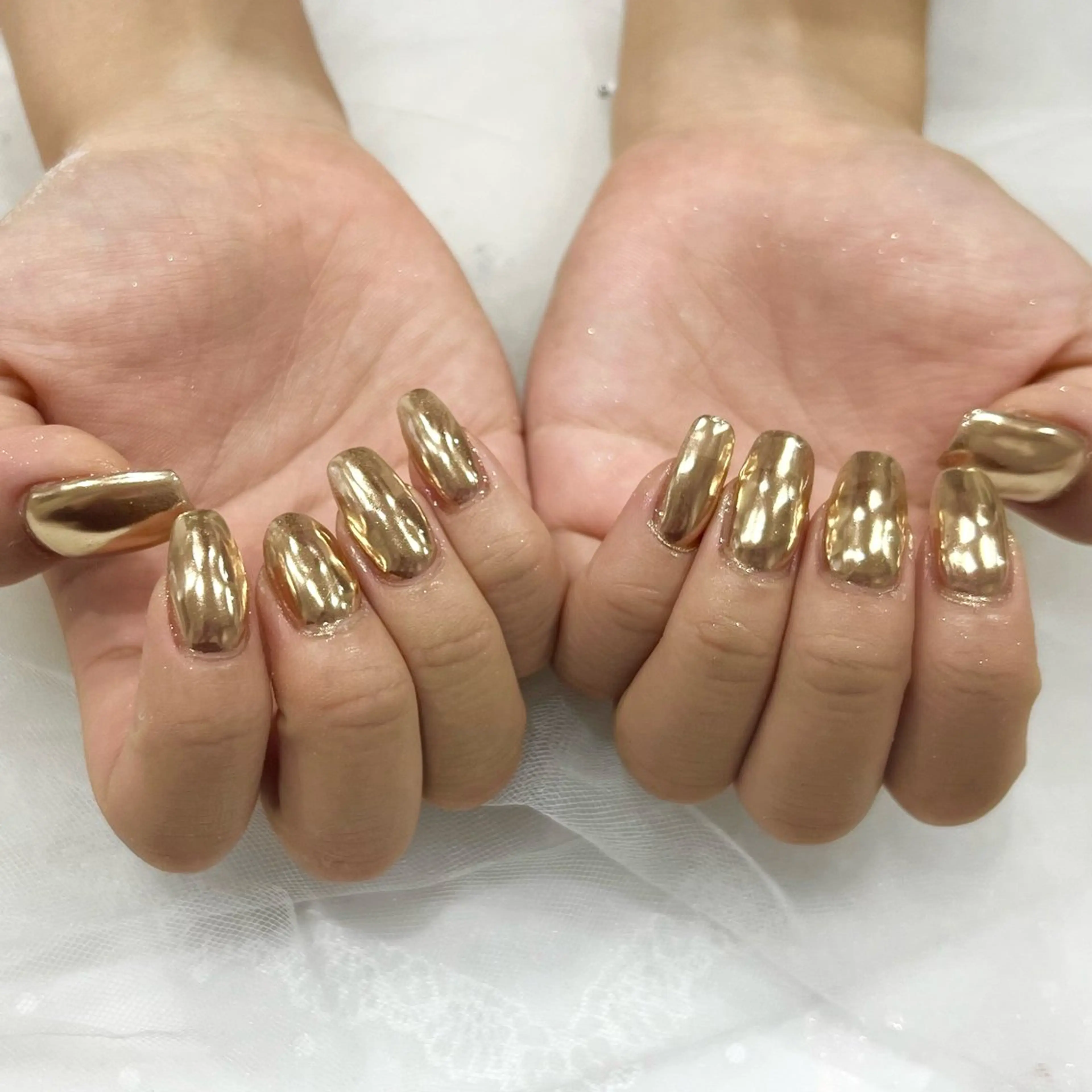 ネイル ミラーネイル 🧡Shine船橋 鳴海🧡のネイルデザイン