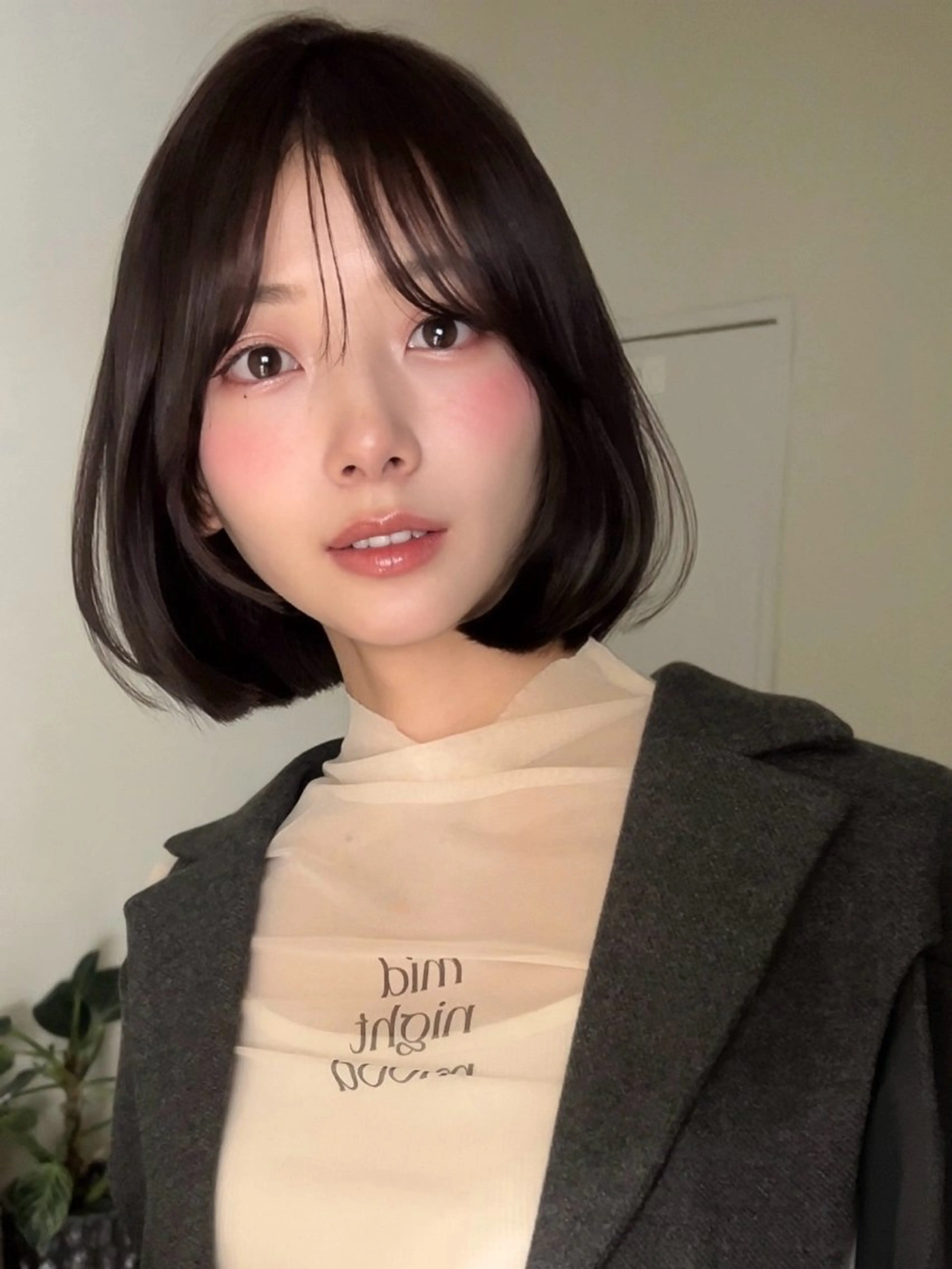 ショート 小顔ボブ jilblanカホのヘアスタイル