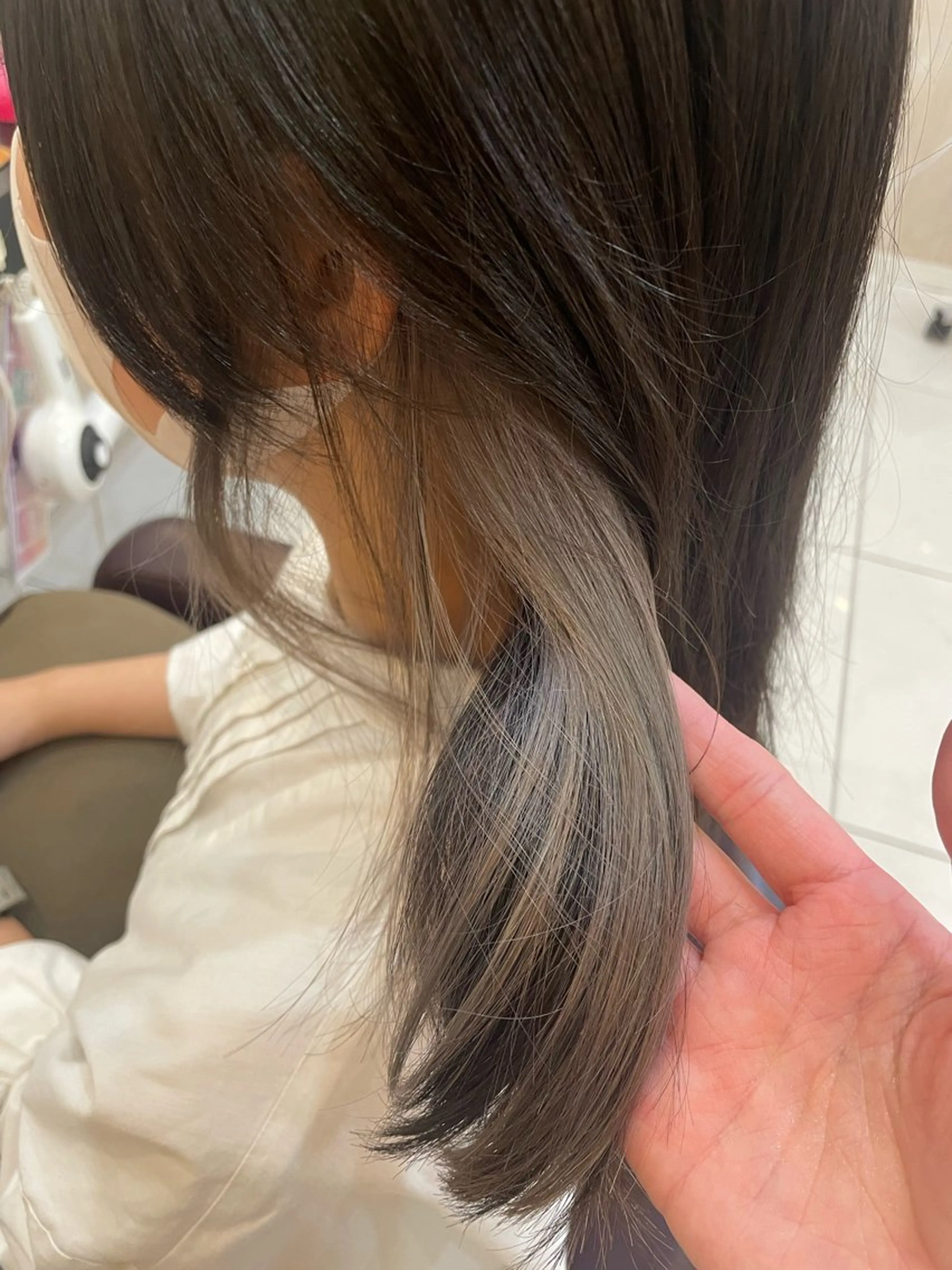 ミディアム カラー ヘアアレンジ カット ヘアカラー トリートメント リリー /Men's/パーマのヘアスタイル