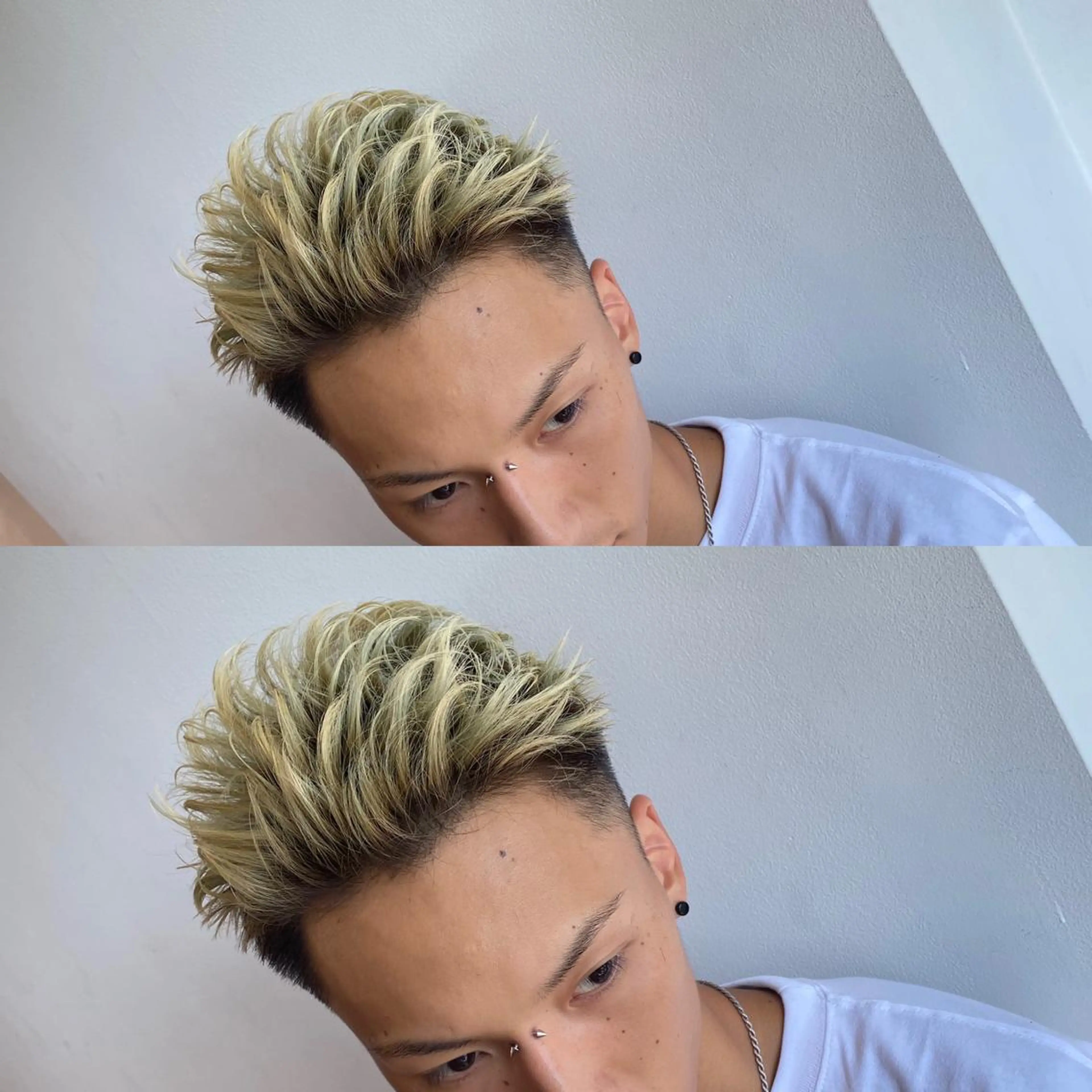 ショート カラー メンズ メンズハイトーン ハイトーンカラー 【メンズ職人】 ✂️佐藤友のヘアスタイル