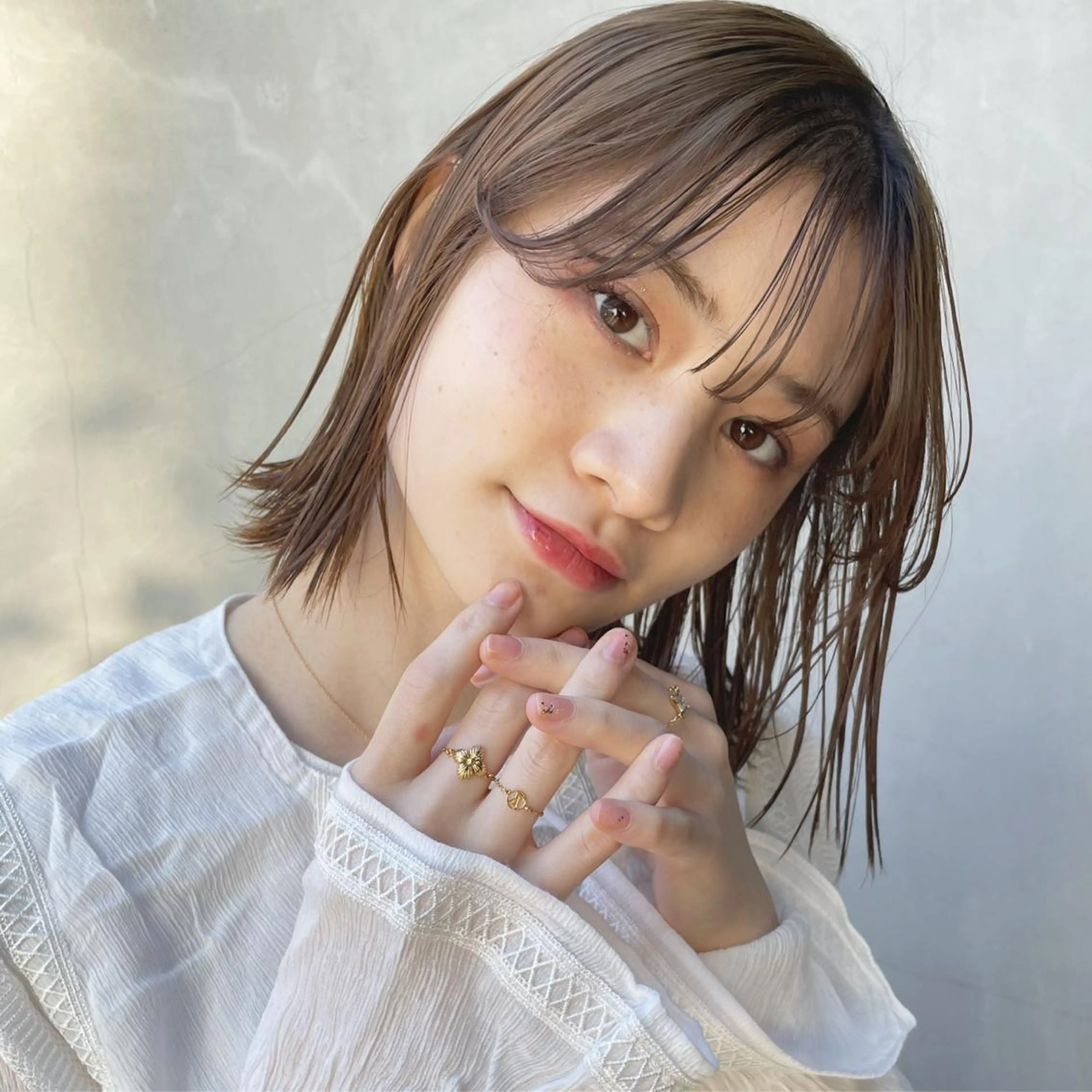 ショート カラー 透明感カラー 🫧透明感ヘア🫧 🧸竹花　彩希🧸のヘアスタイル