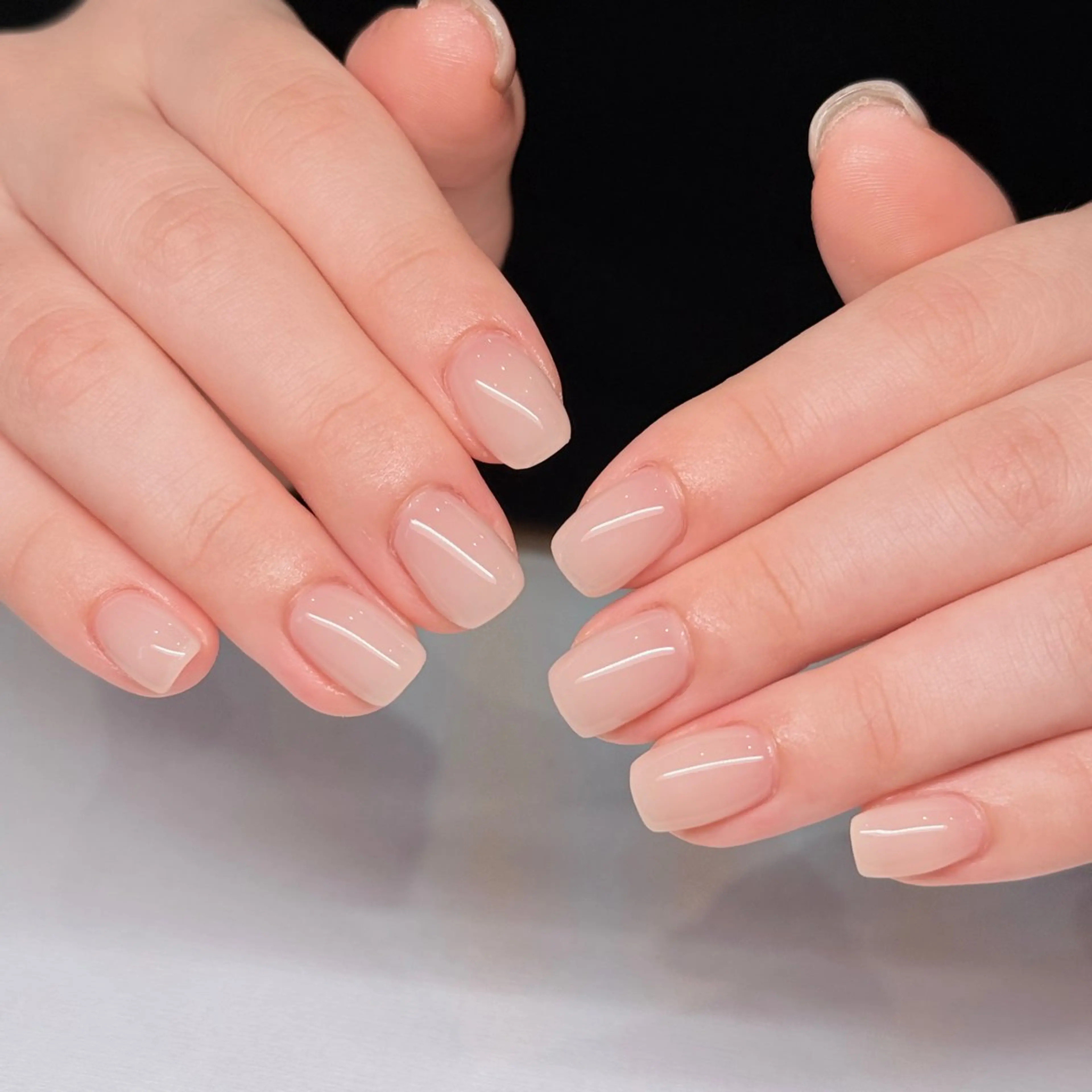 ネイル オーロラネイル ブルー チークネイル フットネイル フレンチネイル ハンドネイル JAN 168 池袋のネイルデザイン