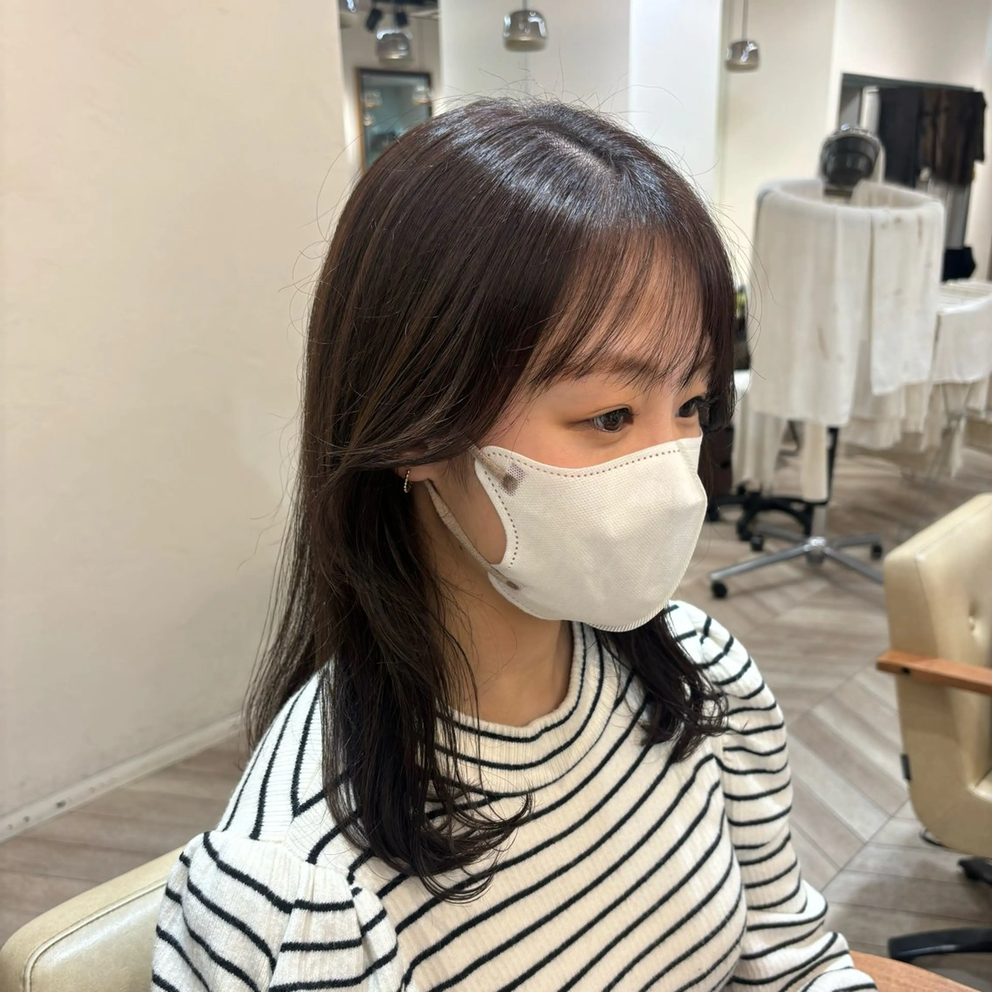 セミロング カラー 暖色/艶カラー🍑☆ /杉村夏希のヘアスタイル