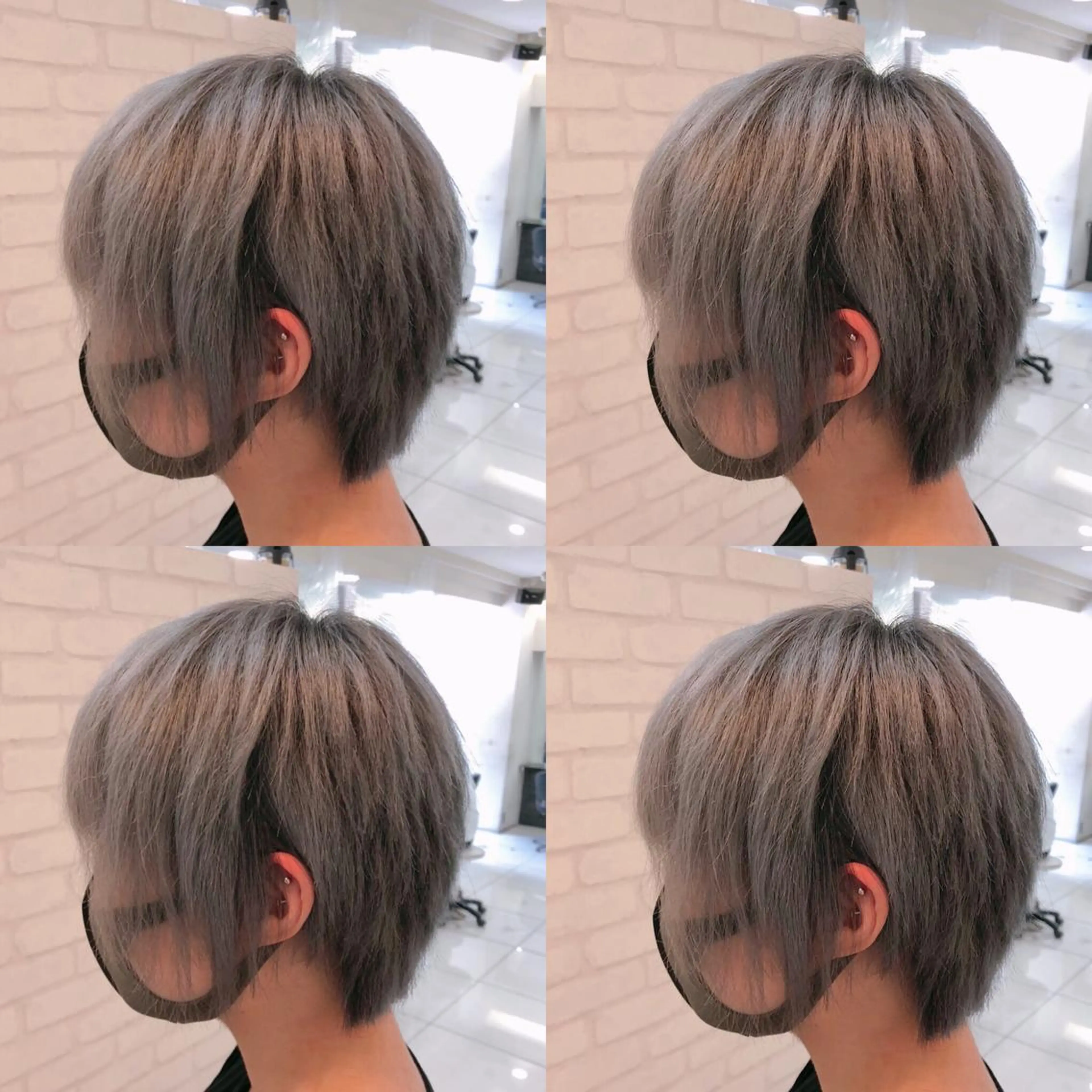 ショート カラー アッシュ ホワイトアッシュ 🌷MAYU 🌷のヘアスタイル