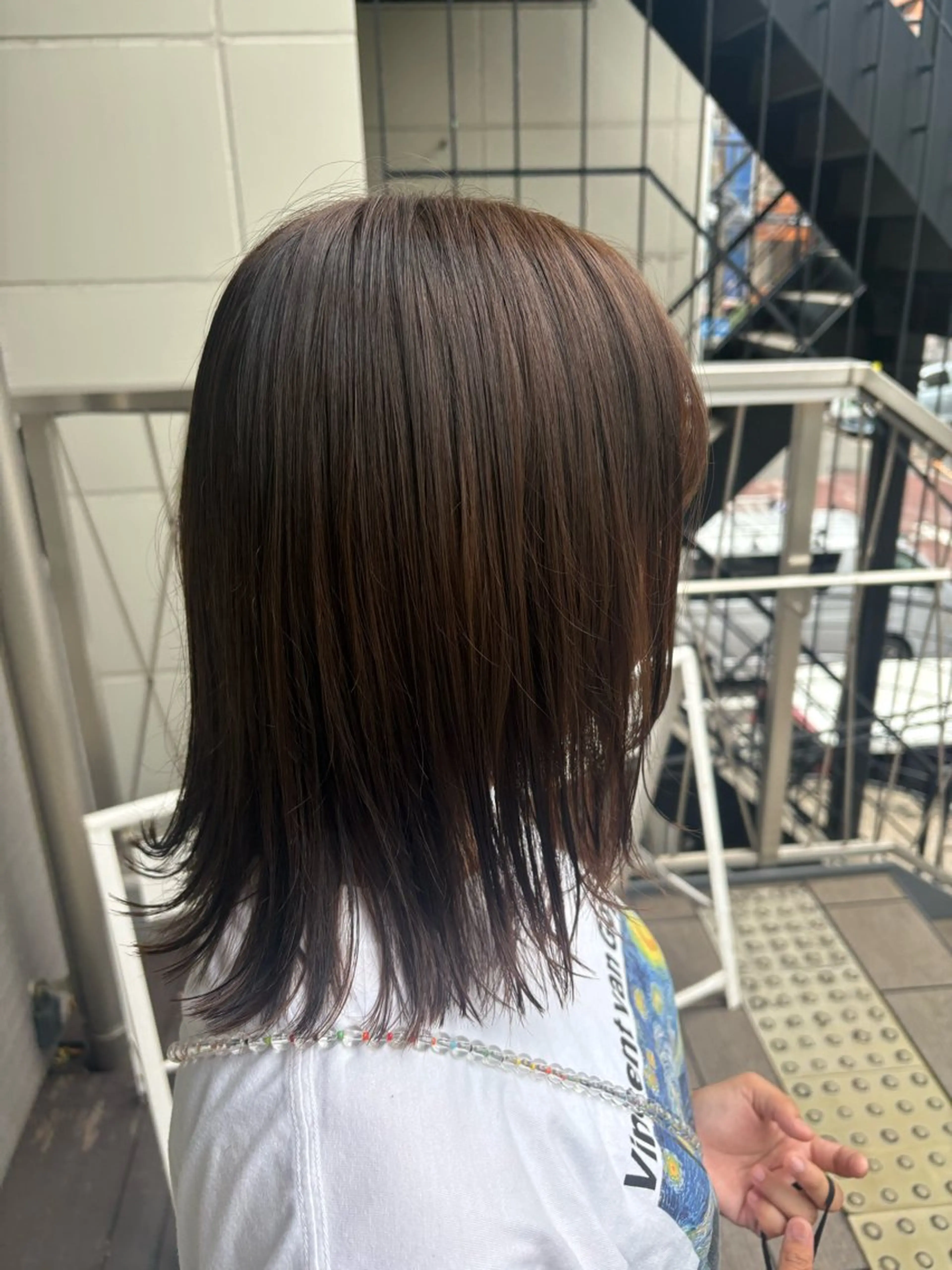 ミディアム ヘアカラー 🍒透明感カラー🍒 コトミのヘアスタイル