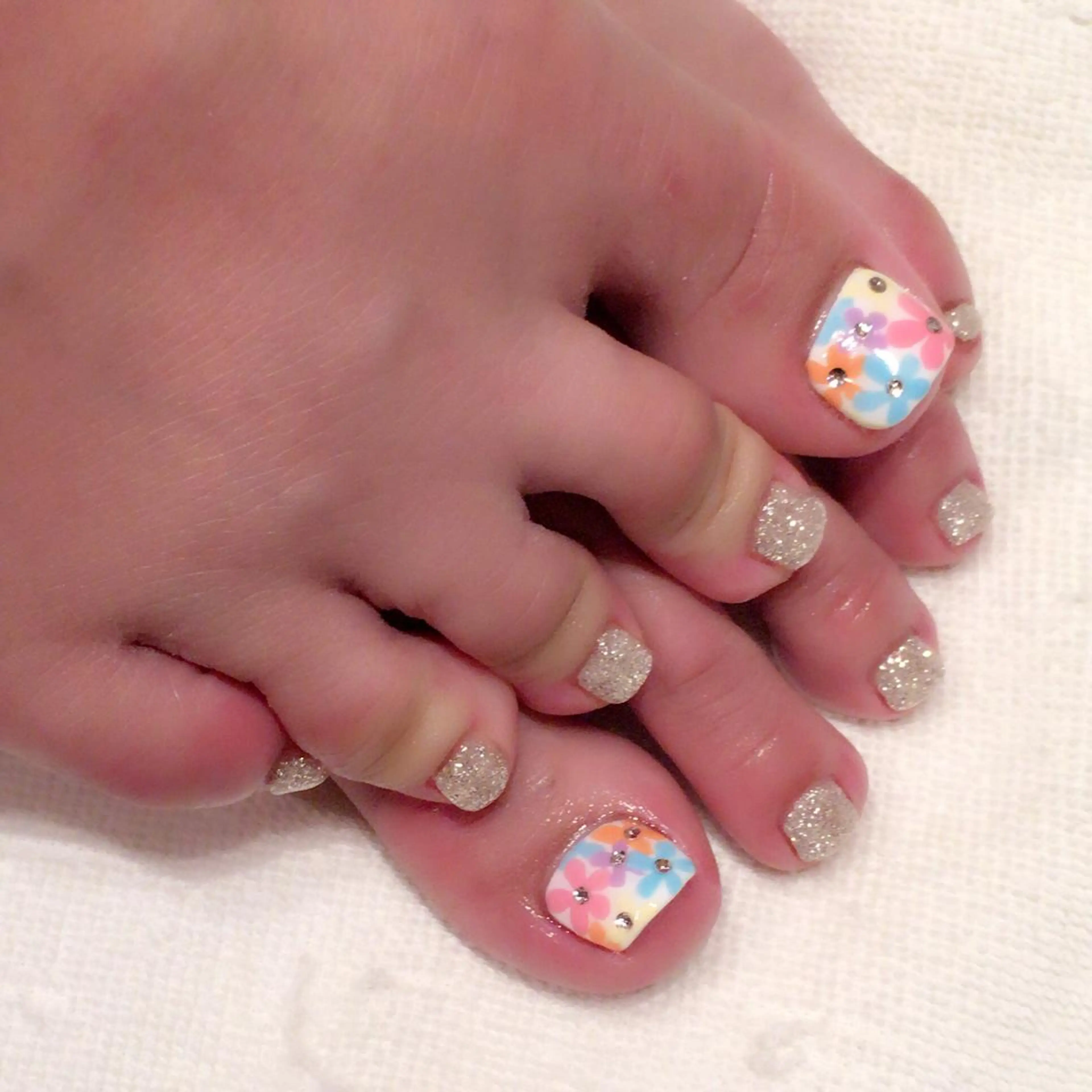 ネイル フラワーネイル フットネイル Nailroom Mocaのネイルデザイン