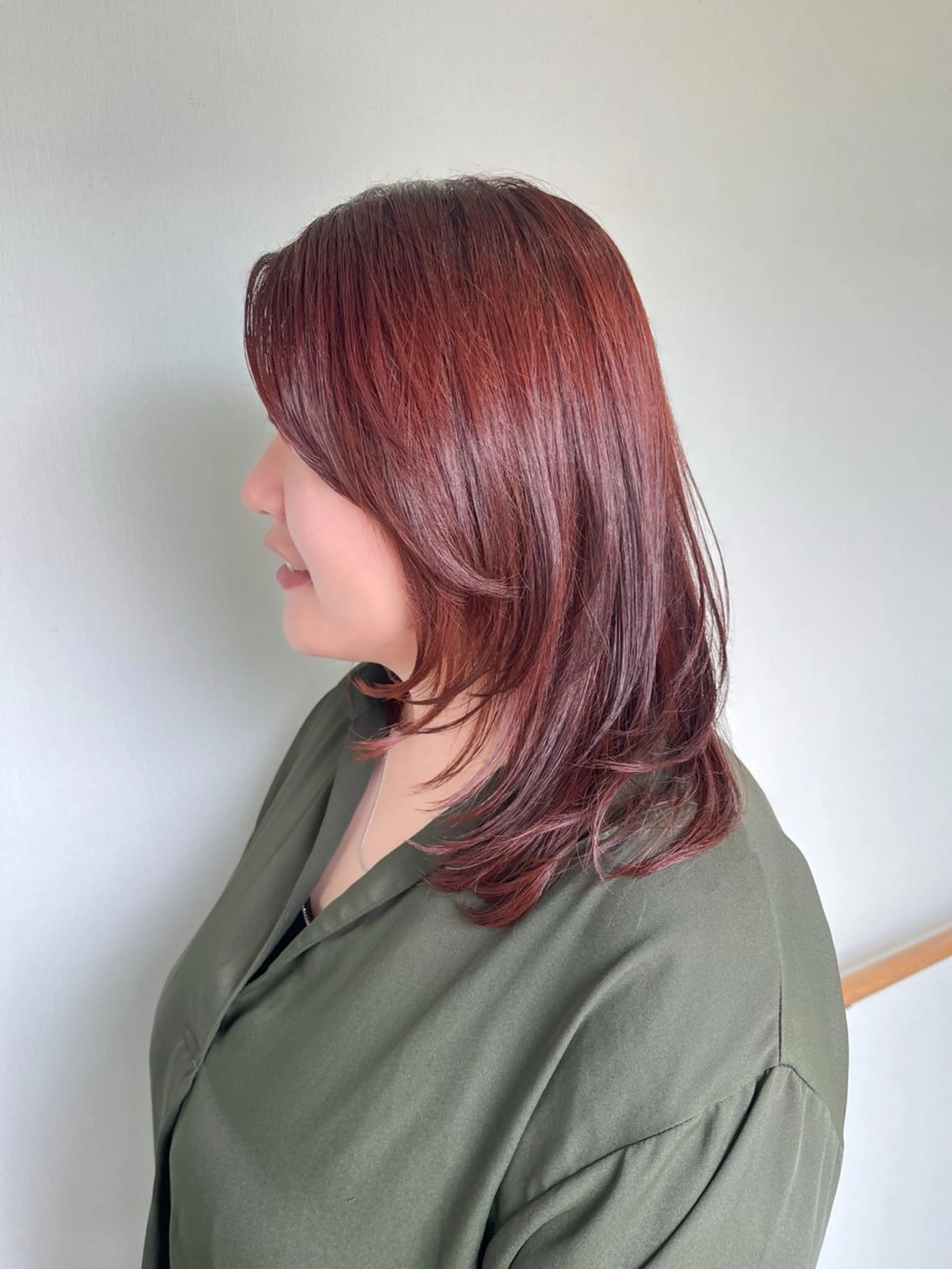 セミロング カラー カット ヘアカラー レイヤー/ショート ボブ/コジマショウタのヘアスタイル