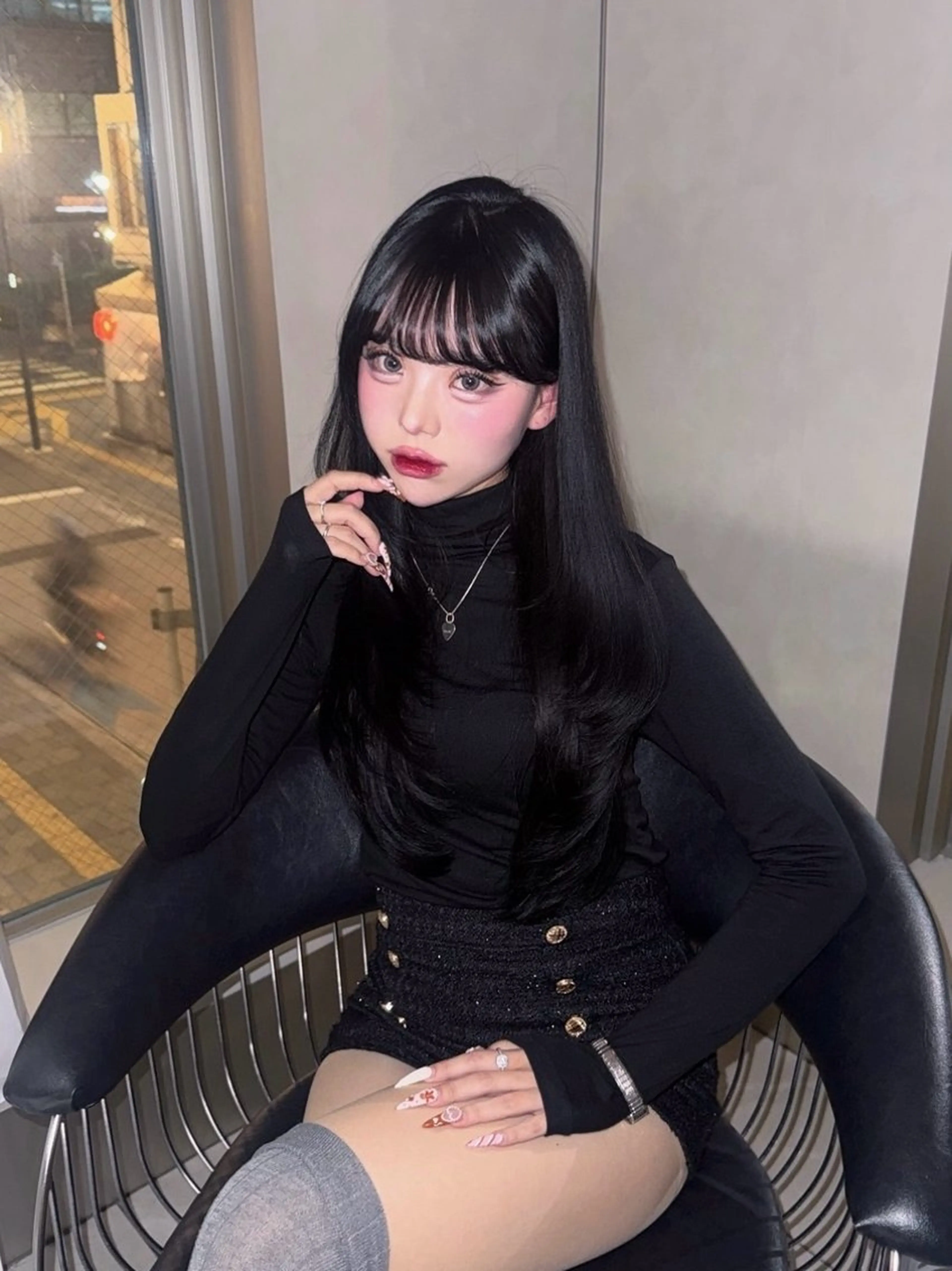 ロング カラー レイヤーカット 暖色/韓国ストリート /MIKAGE🩶のヘアスタイル