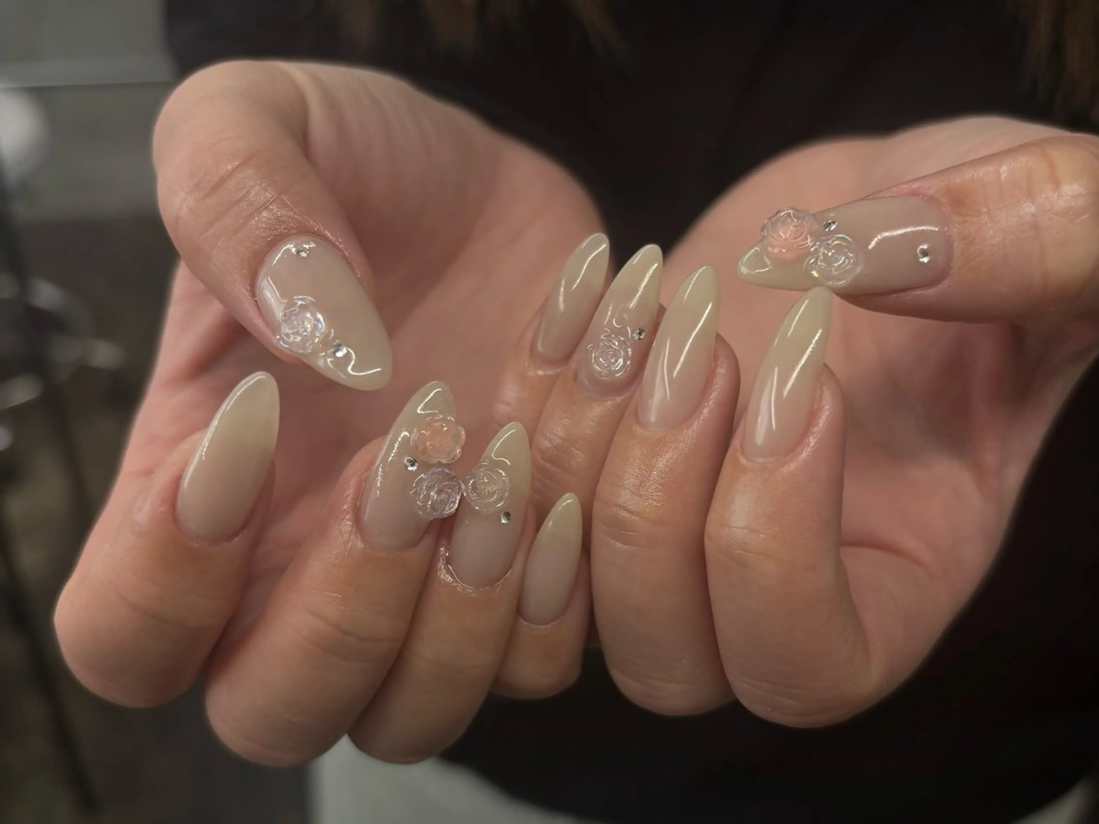 ネイル rina ニュアンス♡ワンホンのネイルデザイン