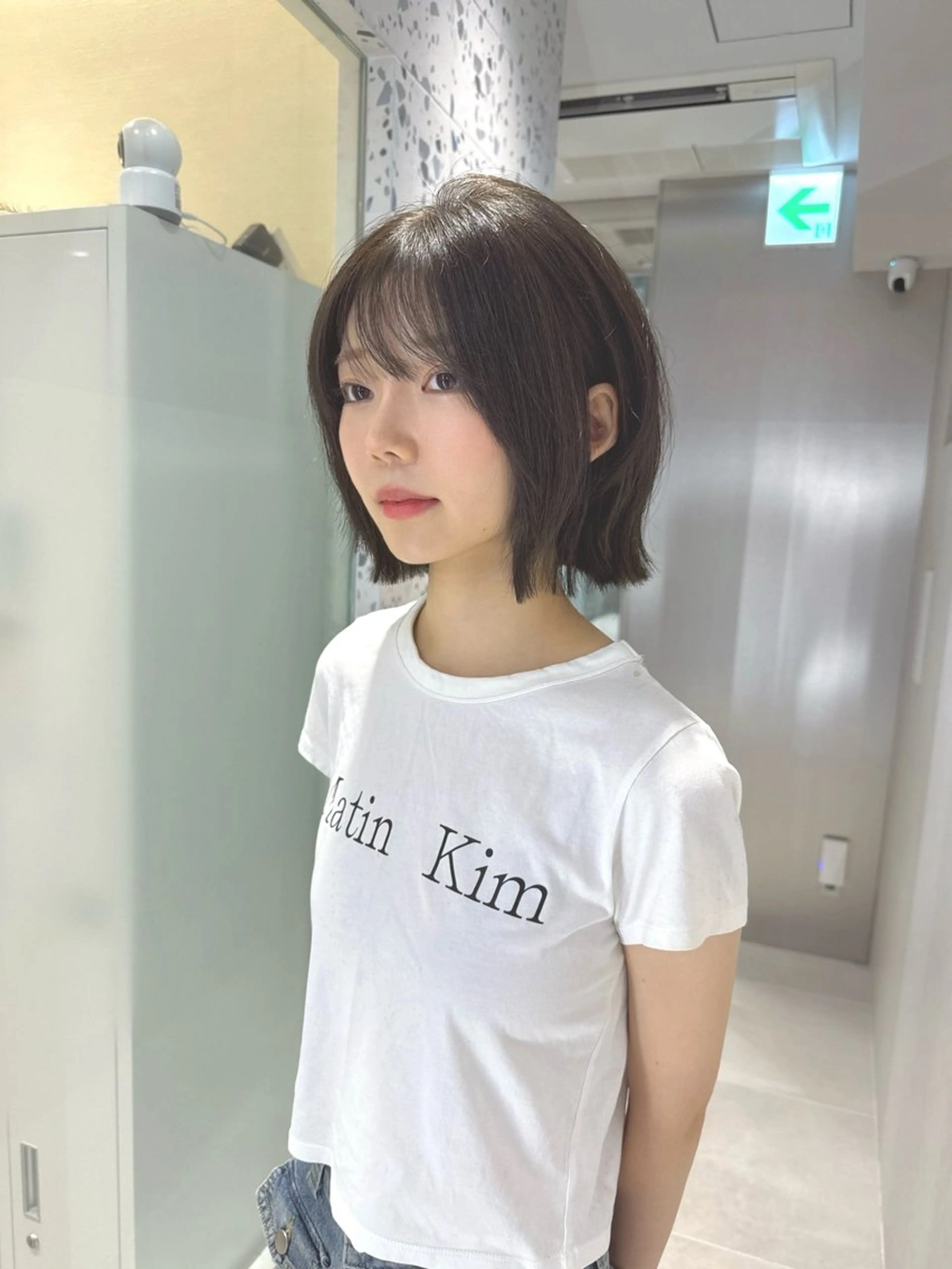 ショート カラー グレージュ オリーブグレージュ オリーブグレー カット ヘアカラー トリートメント LUMO所属・矢野 晃平のヘアスタイル