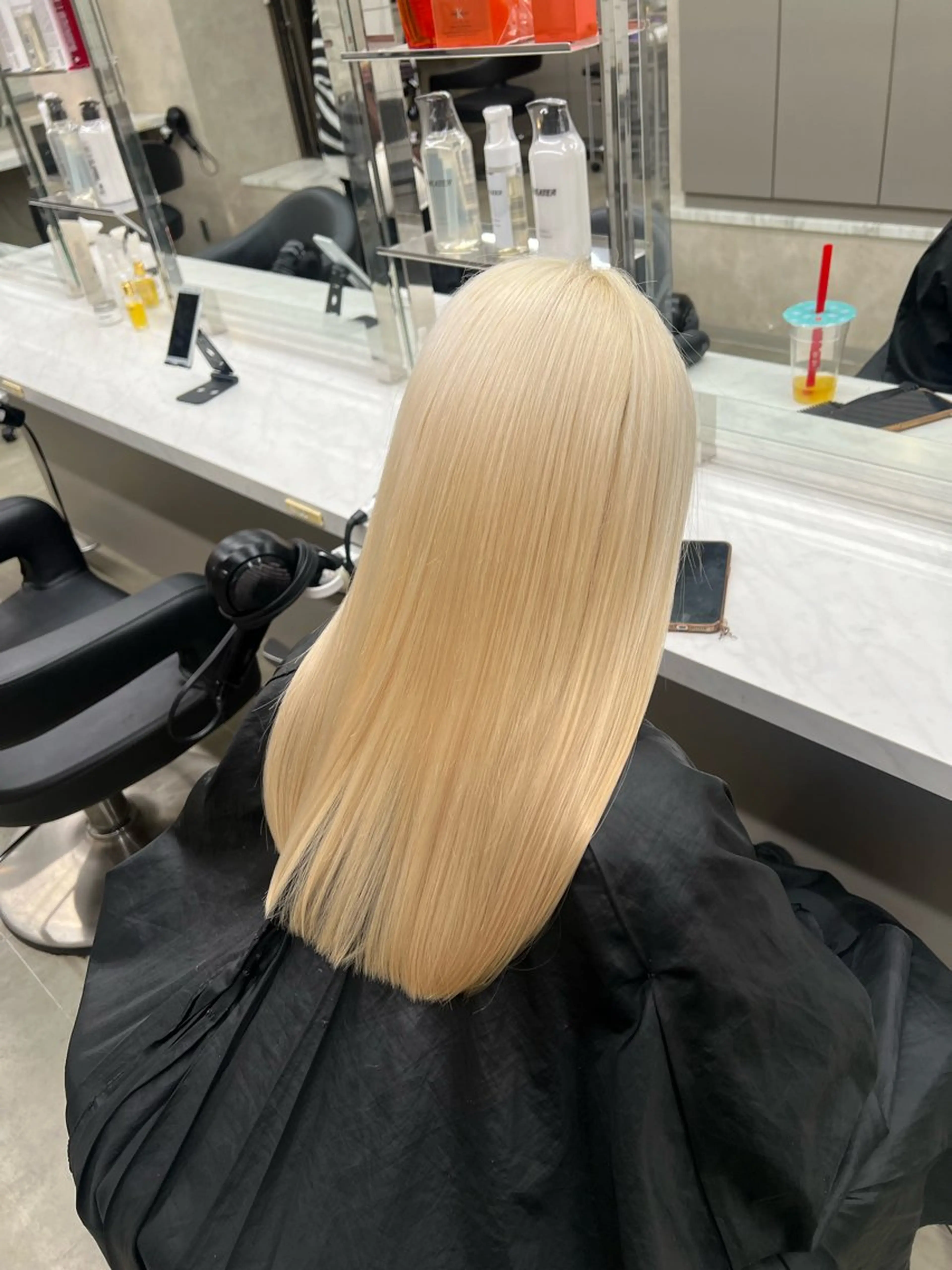 ロング カラー ヘアカラー 韓国レイヤーカット /REIのヘアスタイル