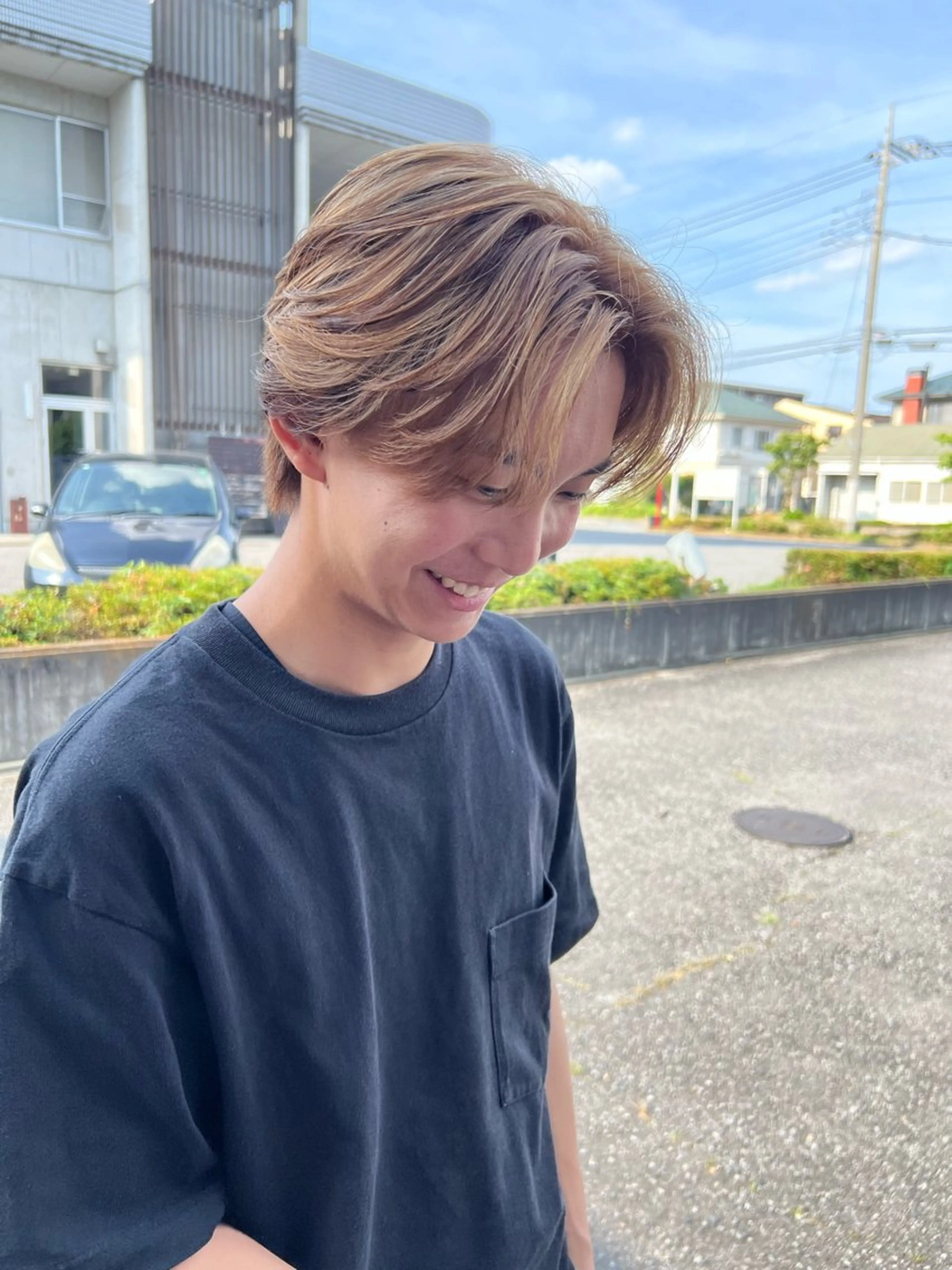 カラー メンズ 只野 真衣のヘアスタイル