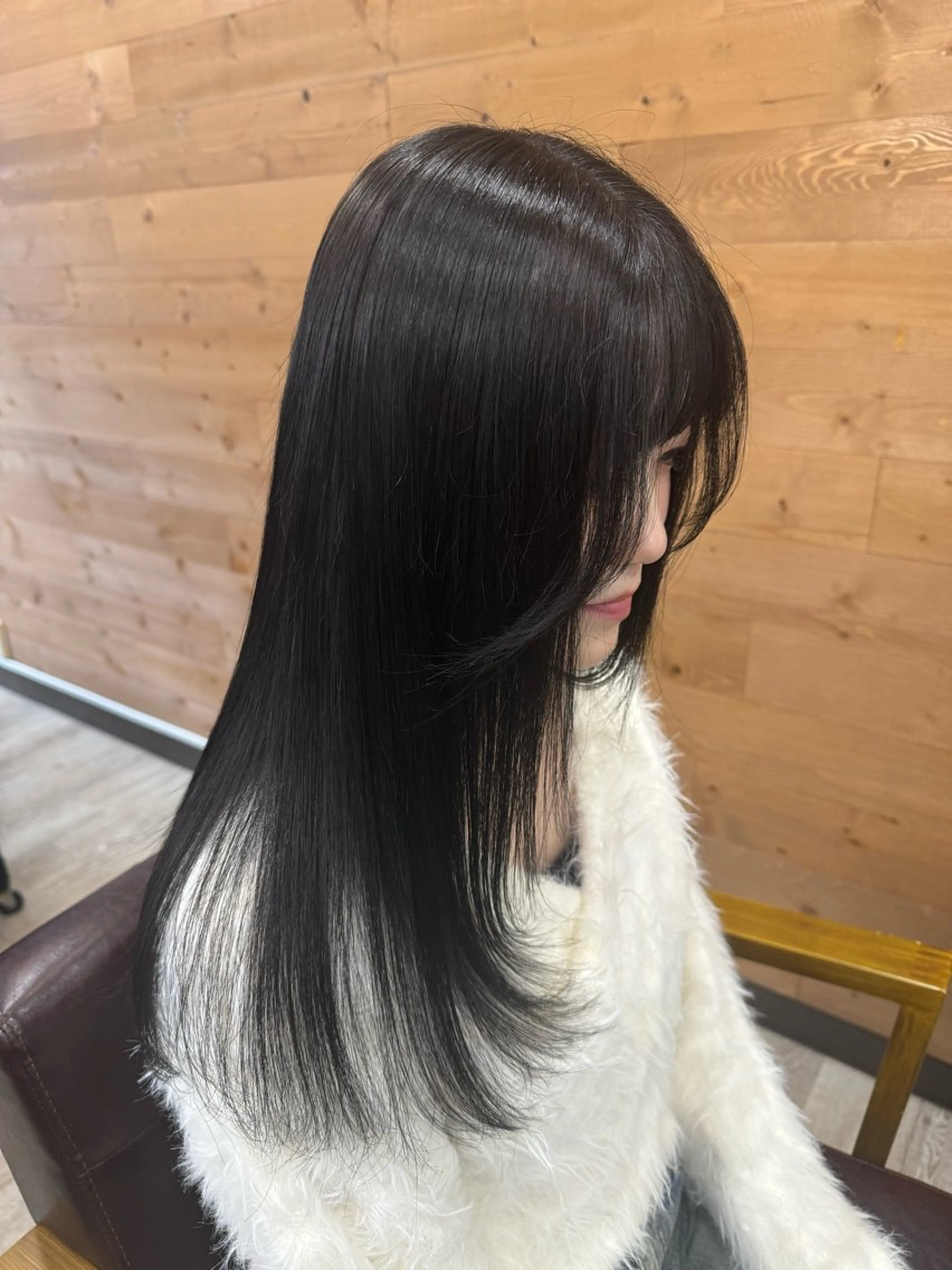 ロング ヘアカラー トリートメント メンズカット/透明感 カラー/河端悠花のヘアスタイル