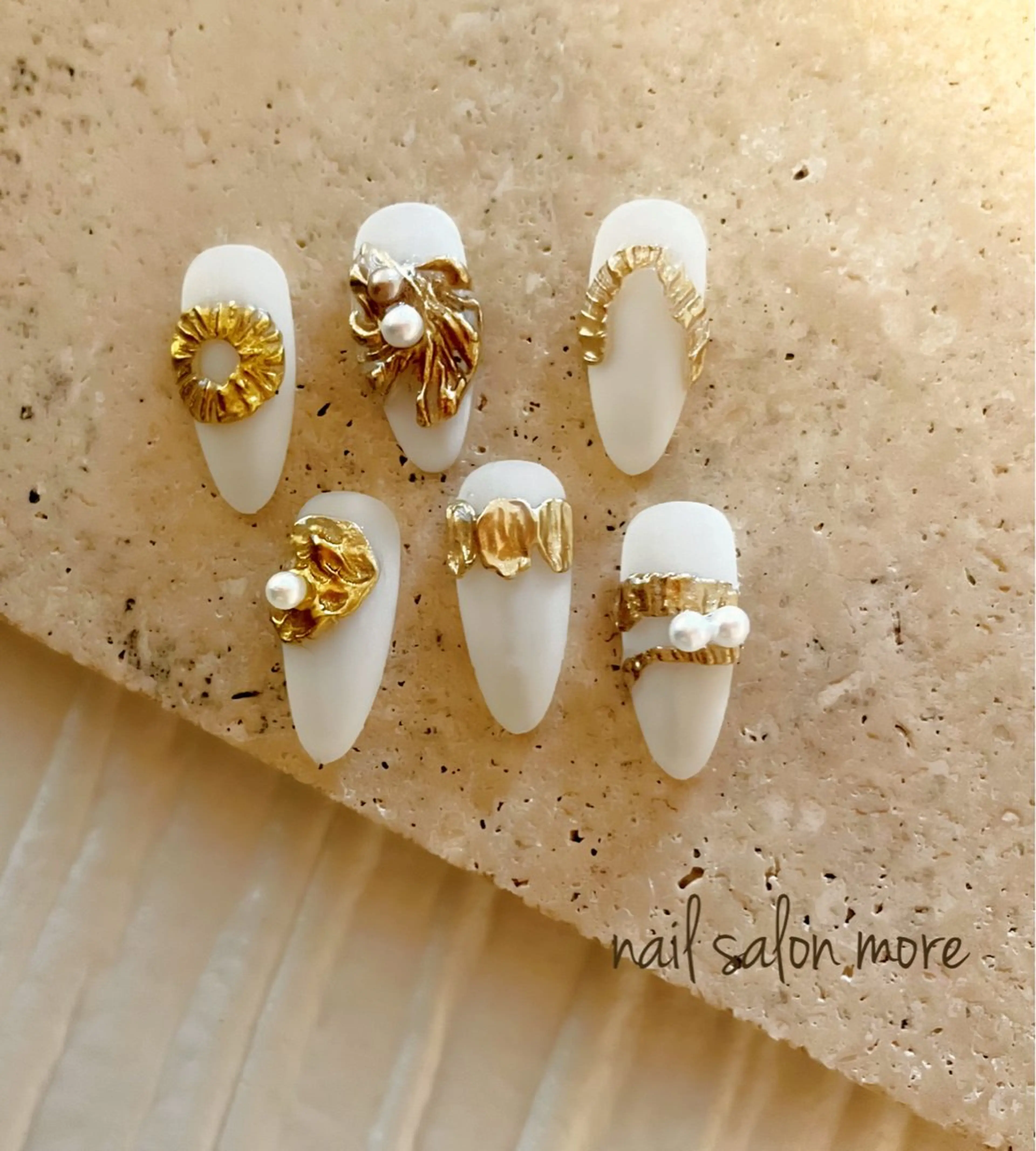 ネイル アートネイル ジェルネイル ミラーネイル nail salon moreのネイルデザイン