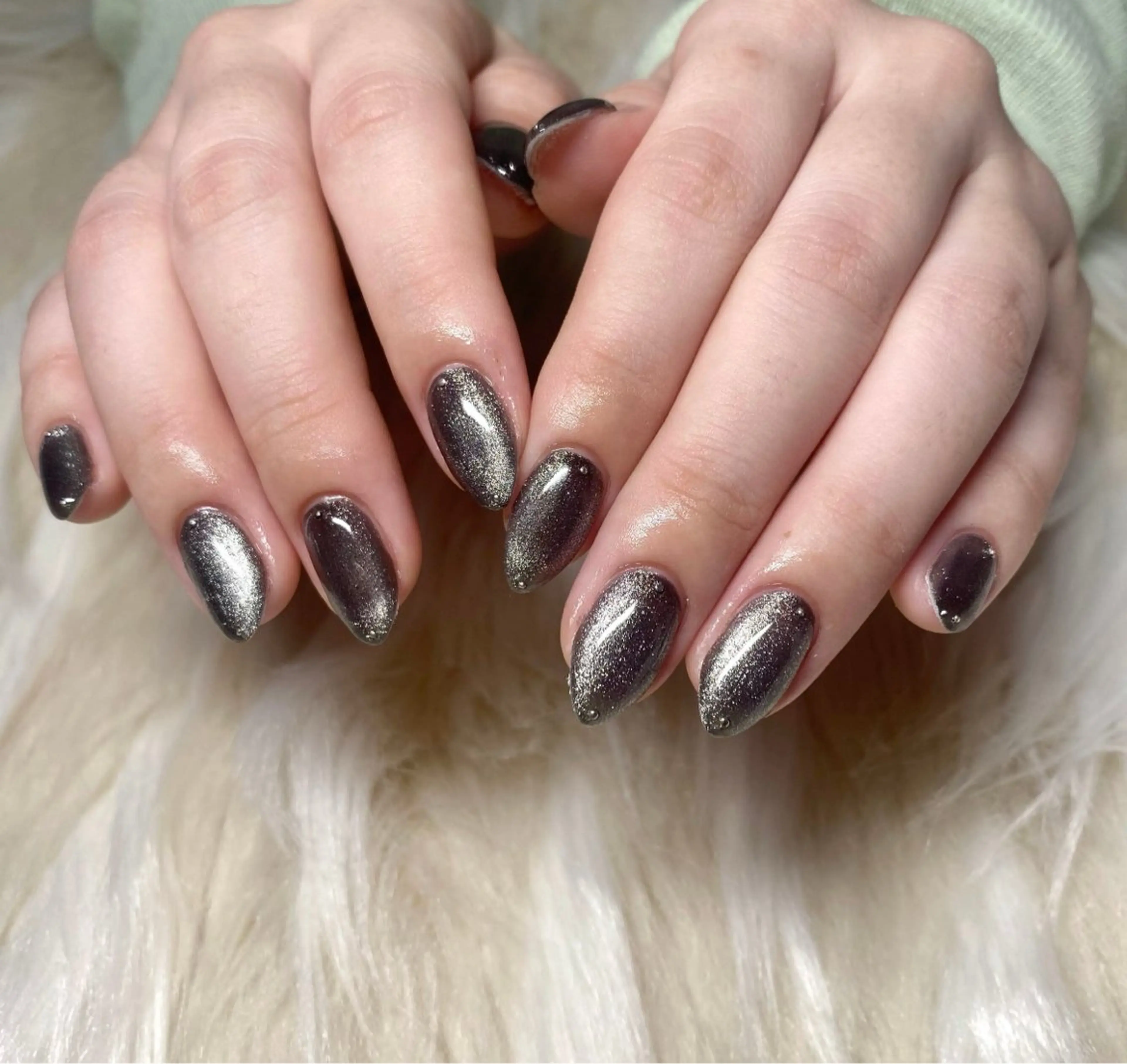 ネイル 長さ出し フレンチネイル ジェルネイル グラデーション 韓国ネイル ハンドネイル Nail&eye Belire 新宿のネイルデザイン