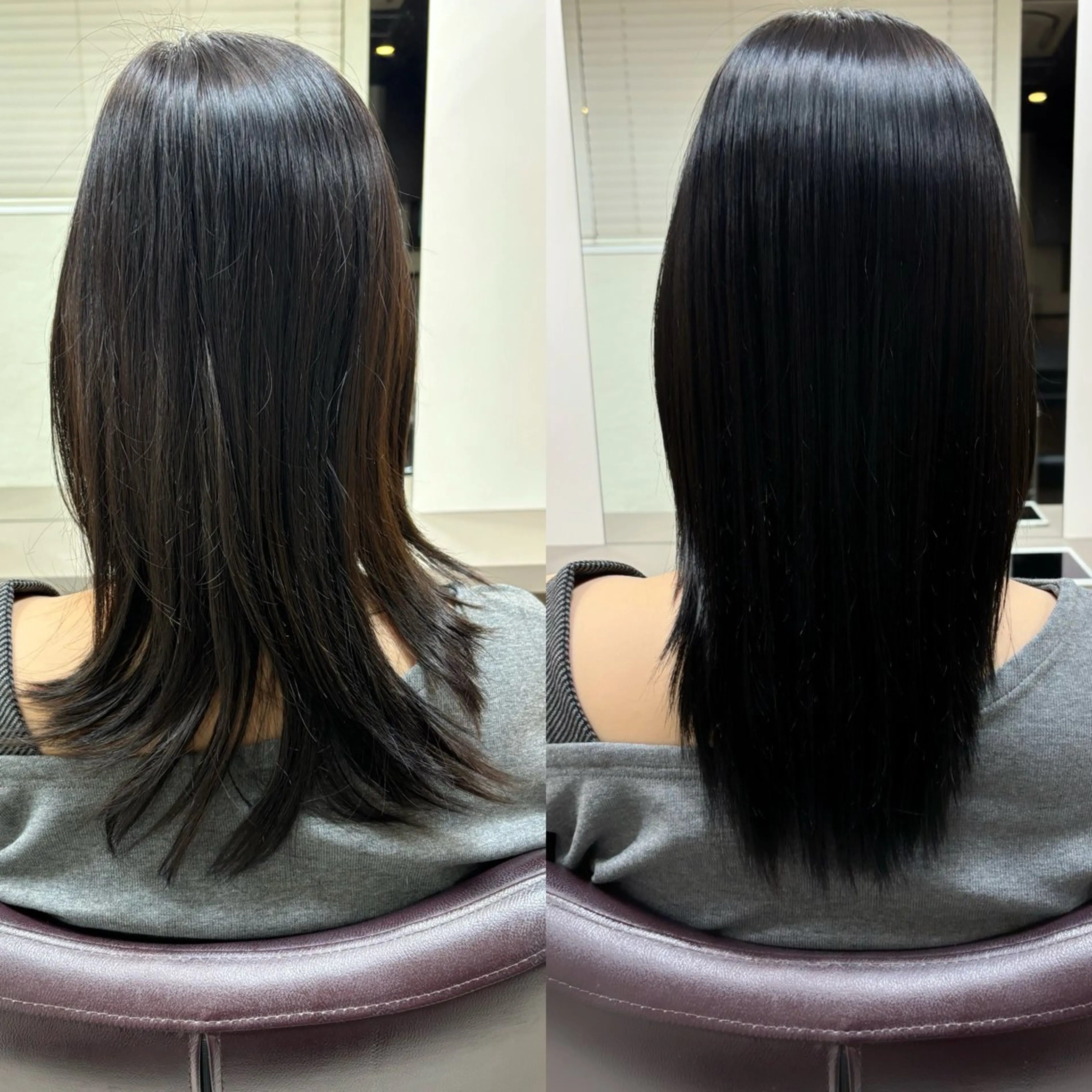 ミディアム 髪質改善 カット 縮毛矯正 トリートメント GO TODAY SHAIRE SALON京都店所属・当日予約可/髪質改善 四条/オカジマのヘアスタイル