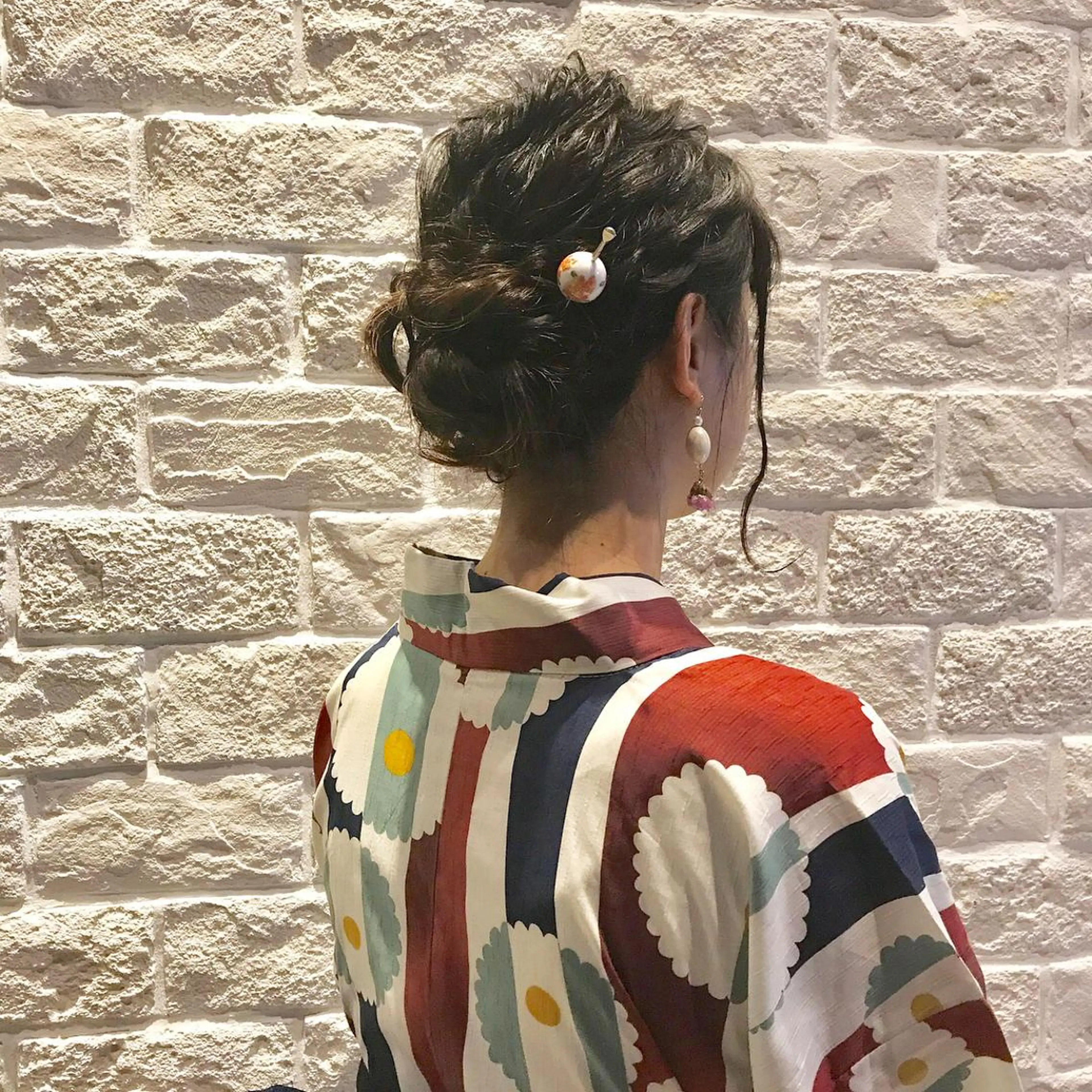 ヘアアレンジ Click所属・クニモトハルナ ボブ/柔らかカラーのヘアスタイル